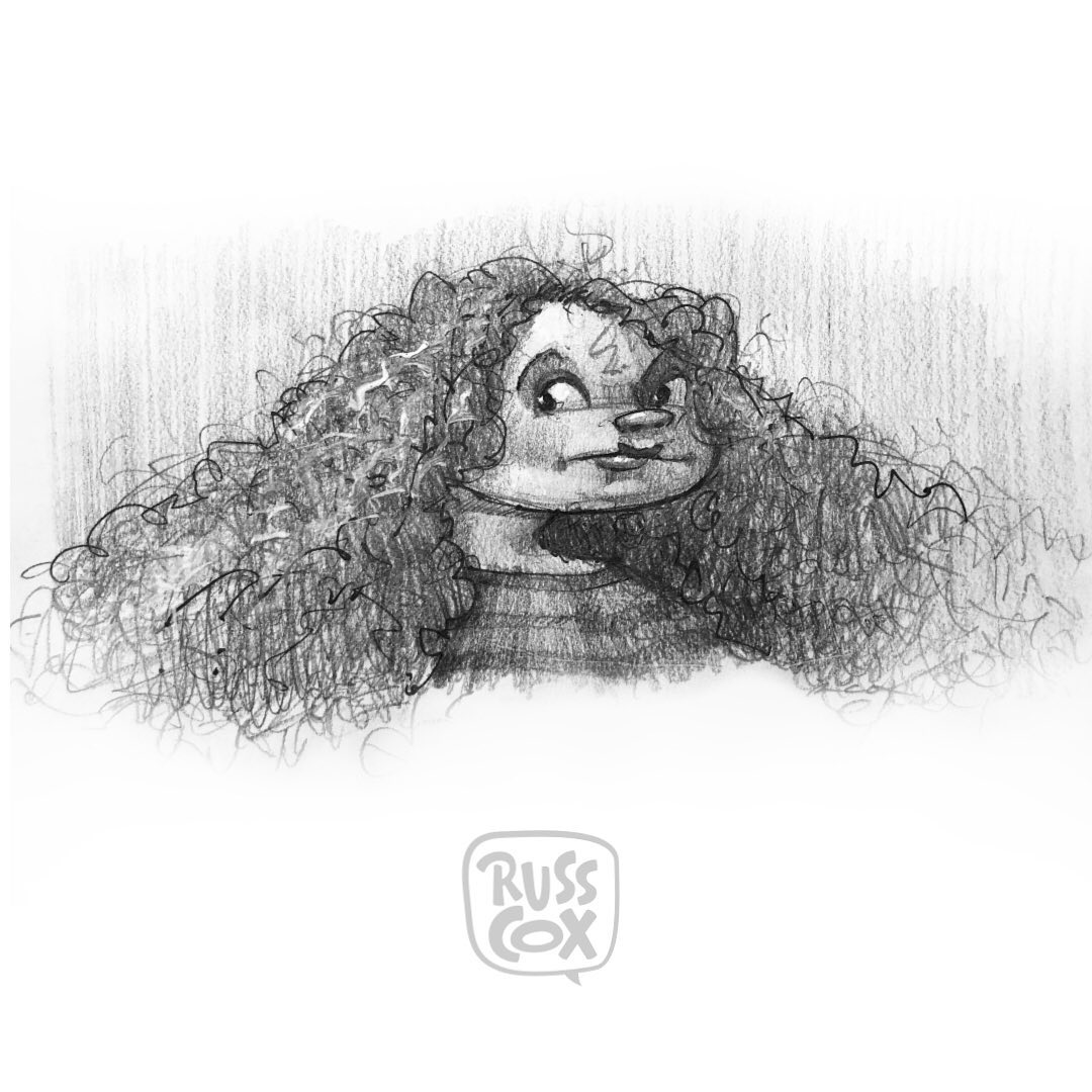 I love drawing wonky hair and this character has a lot of it. And attitude. #hair #girl #attitude #sketch #doodle #pencil #pen #copierpaper #characterdesign #graphicnovel #picturebook #kidlit #kidlitart #kidlitillustrator #instaartist #instaillustrator