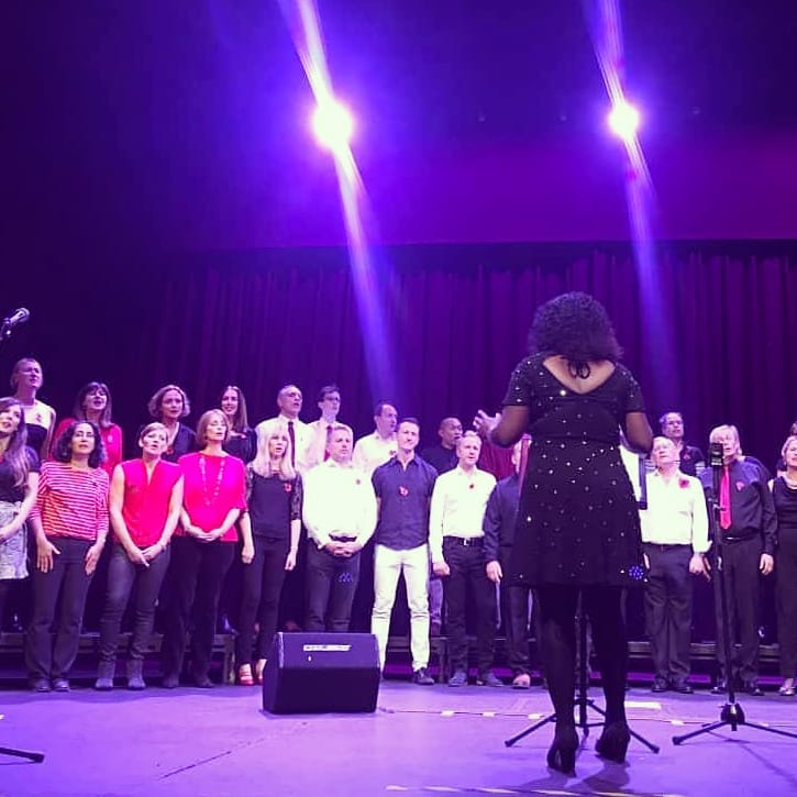 Still buzzing after singing to a sell out crowd at Hampton Hill Theatre in support of @helpforheroes. Thanks to everyone who came and supported!