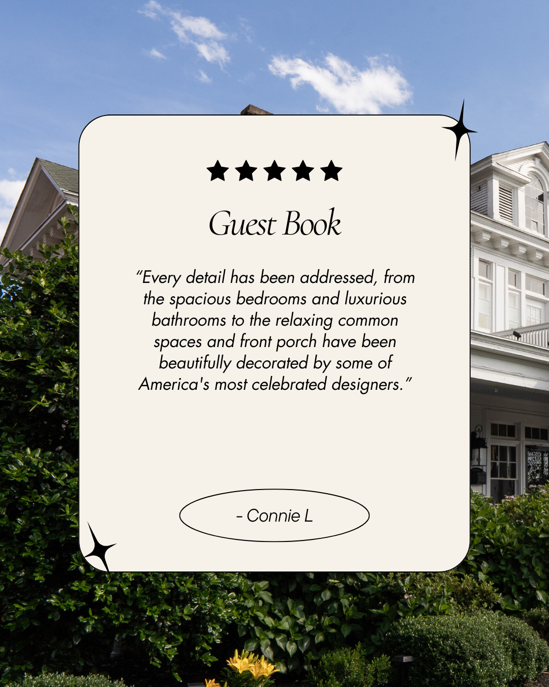 The key to unforgettable stays? Just ask our guests at Pandora’s Manor! 🗝️
“Every detail has been addressed, from the spacious bedrooms and luxurious bathrooms to the relaxing common spaces and front porch have been beautifully decorated by some of America's most celebrated designers.” - Connie L
#visithp #explorenc #boutiqueinn