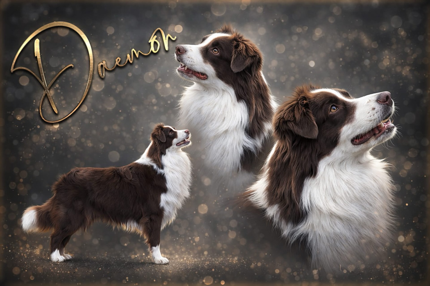 ✨ Winstead Golden Horizon ✨
Unser Daemon 🥰🥰
Worte können nicht beschreiben, wie sehr ich diesen Hund liebe 🥰
Daemon ist mein kleiner gute Laune Hund, mein Klassenclown, meim kleiner Bulldozer 🥰🤣
Wer Daemon erlebt liebt ihn, unser kleiner Schleimer schleimt sich in jedes Herz ❤️ Auch Daemon liebt jeden Menschen, dann kommt sein „Daemon move“ zum Einsatz.
Daemon ist ein Charmeur, sein Blick erweicht jedes Herz … *hach Daemon ist schlicht eine 10 von 10, mein persönlicher Hauptgewinn, mein 6er im Lotto, charakterlich wie auch optisch 🥰
Ich kann dir, liebe Natalia @winsteadaussies nicht genug für diesen Goldschatz danken ❤️
*****
Words can’t describe how much I love this dog 🥰
Daemon is my little good-mood dog, my class clown, my little bulldozer 🥰🤣
Anyone who experiences Daemon loves him — our little charmer sneaks his way into every heart ❤️
And Daemon loves every human too — that’s when his “Daemon move” comes into play.
Daemon is a true charmer; his look melts every heart … sigh Daemon is simply a 10 out of 10 — my personal jackpot, my winning lottery ticket — both in character and in looks 🥰
I can’t thank you enough, dear Natalia @winsteadaussies, for this golden treasure ❤️
#aussie #redbi #australianshepherdzüchter #australianshepherd #aussiesofinstagram