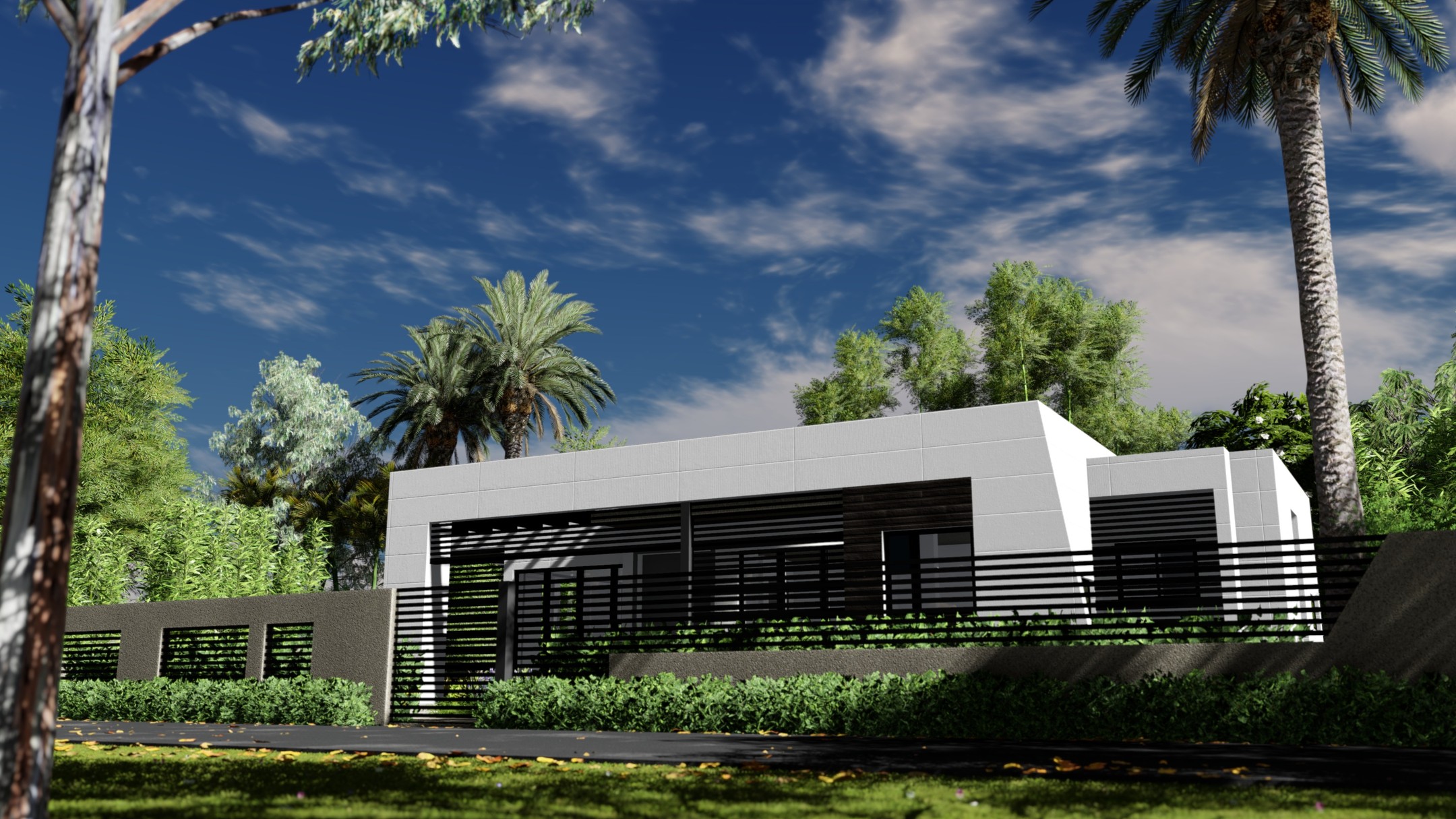 Just finished the design for a small modern house about to start construction in India. #homedesign #housedesign #modernhome #modernhome #house #home #newhome #newhouse #luxuryhomes #luxuryhomes