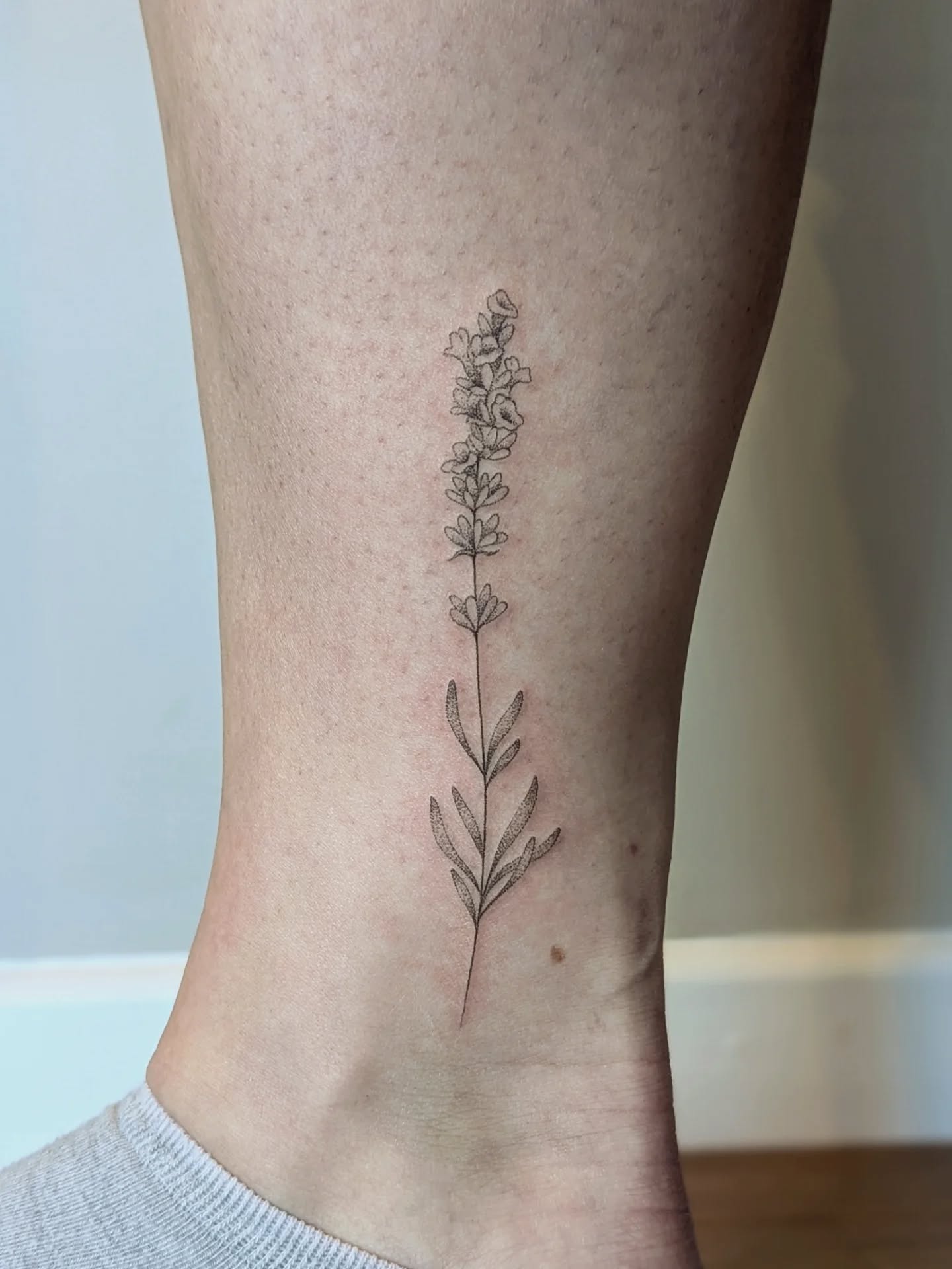 Some delicate handpoked lavender for Emma from back in January (yes, I've been atrocious at keeping up with posting recently 😵💫). I love how gentle and timeless lavender tattoos are.. such a lovely one to do. Thank you Emma, so good to meet you! 🧡
________
✨ Enquiries are OPEN
Browse & book designs on my website, or enquire about something bespoke. All tattoos are gently handpoked in my peaceful village garden studio near Bedford. 🧡
🎁 Gift vouchers available