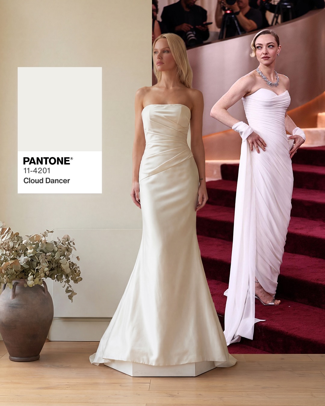 Celebrities are showing us how Cloud Dancer, @pantone 2026 Color of the Year, brings a fresh take to modern bridal style. We’re excited to show you some of the styles we have in store to help you recreate the looks inspired by icons like @mingey, @ariana_greenblatt and @yeahzhoou
Our dresses are from:
1️⃣ @carolinecastigliano
2️⃣ @halfpennylondon
3️⃣ @peterlangner