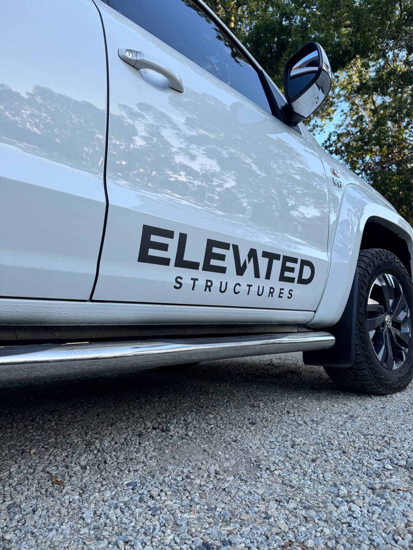 Subtle. Clean. Effective 👌
You spend hours on the road each year, you may as well take advantage of the advertising benefits while you’re at it.
@pakenham_signs sorting out this little door graphic for @elevatedstructures_