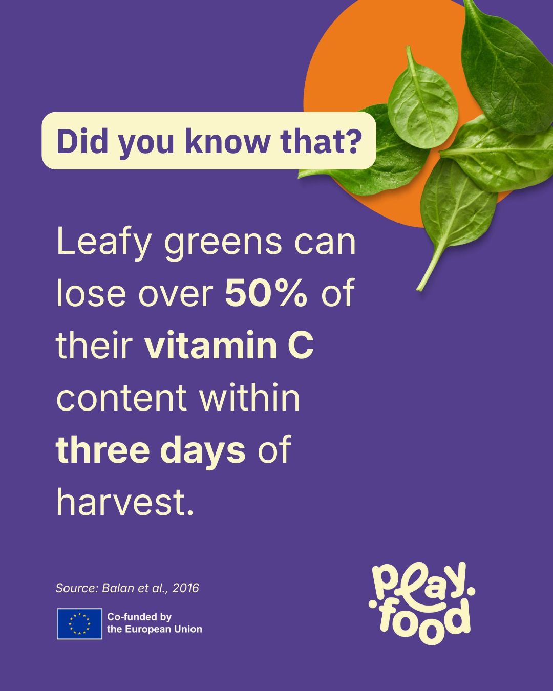 To better understand why #local and #seasonal eating matters, let’s take a quick look at the data.
Eating locally and seasonally offers real benefits for our health.
Research on #nutrient levels in vegetables after storage and processing shows that leafy greens, such as spinach, can lose over 50% of their vitamin C within just three days after harvest.
Now imagine the spinach you buy at the supermarket. It may have been sitting there for a week or longer.
So what nutrients are you really getting? Or are you mostly just consuming water?
Reducing food miles and buying from local farmers, or even growing your own food in a garden or on a balcony, can make a difference to your health.
So next time you reach for food that has travelled a long way, pause and think twice!
What impact will it have on you?
Eat smart! Play your part!
