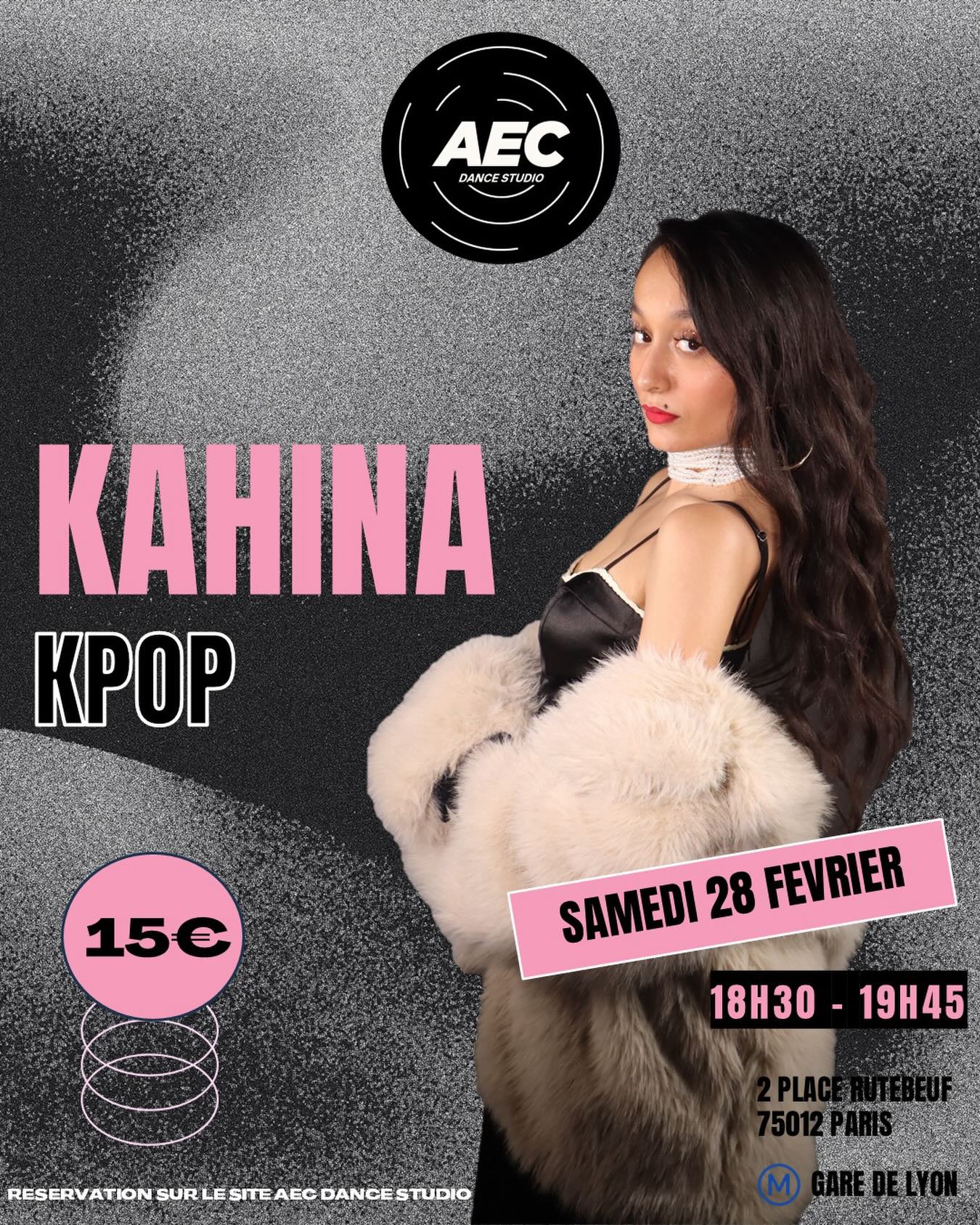 💥KPOP WORKSHOP WITH KAHINA💥
Samedi 28 février à 18h30
TOUS NIVEAUX
AECDANCESTUDIO
2 place rutebeuf, 75012 PARIS
Réservation sur aecdancestudio.com
(Lien disponible en bio)
#kpopparis #kpopdancer #kpopclass #ecolededanse #danseparis