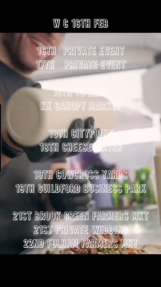 #this #week- Our locations this week! Have a look and see where you can find us popping up around London and Surrey!
-
#events #locations #wherearewe