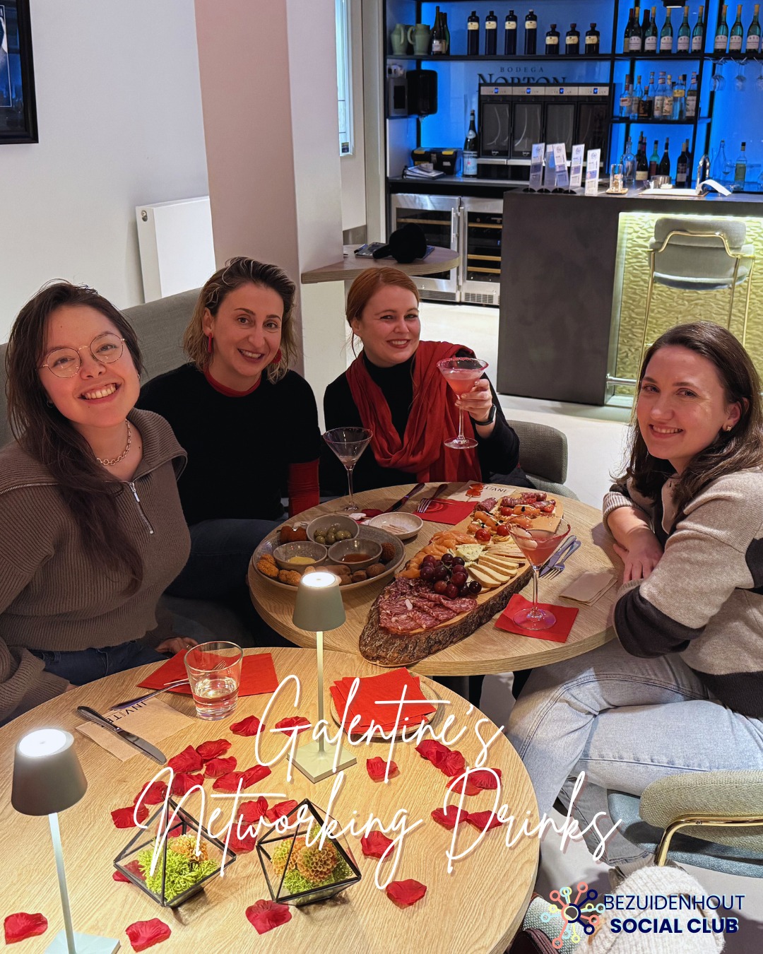 Happy Valentine's day y'all! ❤️😊
Last Wednesday, we had Galentine’s drinks... Celebrating the friendship of women.
The evening turned into one of those conversations you don’t want to end.
We moved from friendships to leadership, from corporate life to community, from brain science to creative hobbies and somehow it all made sense together.
There were laughs, shared stories, openness, curiosity, and honesty...
and yummy food that slowly disappeared while nobody noticed the time.
Strangers at the start, familiar faces by the end.
This is always the magic: not the theme, not the cocktails but what happens between people when we connect... ❤️ Already looking forward to the next one...
#BezuidenhoutSocialClub #InterLocals #Bezuidenhout #TheHague #internationalcommunity