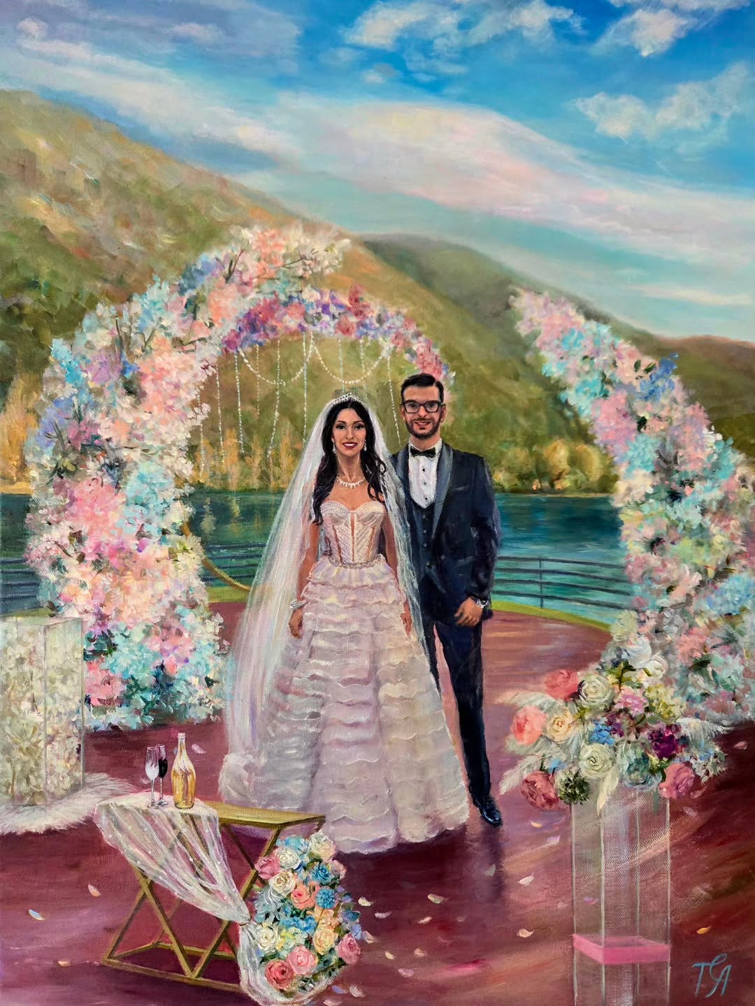 Live Wedding Painting
Lilian & Nikolai 🩷🩷🩷💍
Location: @restaurantlebed
25.10.25
.
#livepainter #weddingday #liveweddingpainting #weddingidea #weddinginspiratíon