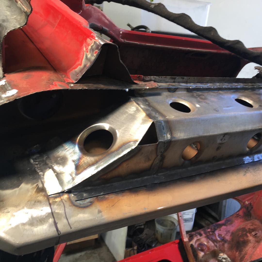 Longitudinal reinforcement #porsche911 #burnhamperformance