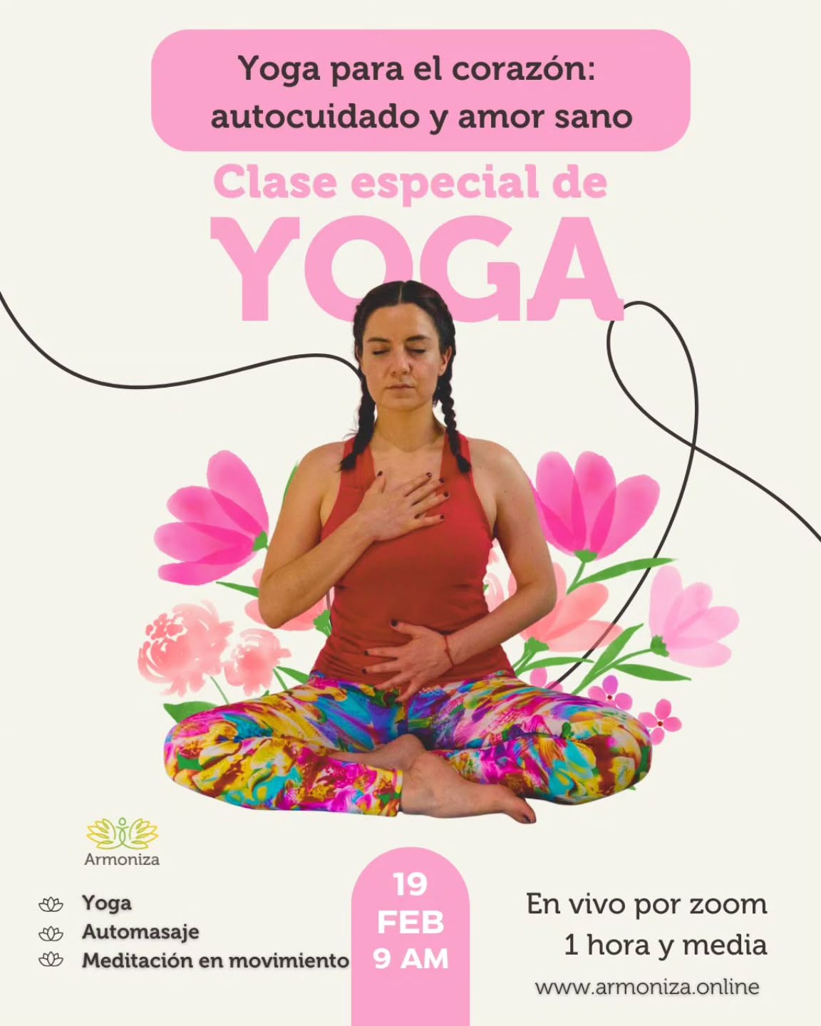 💕Yoga para el Corazón
✨Autocuidado y Amor Sano
Una clase para volver a tu corazón a través del yoga suave, movimiento consciente, automasaje basado en digitopuntura y meditación en movimiento.
Un espacio para soltar tensiones físicas y emocionales, suavizar pecho, brazos y manos, poner límites sanos y reconectar con una forma de amor más consciente y amable contigo.
Trabajaremos el canal energético del corazón y el pericardio, liberando cargas acumuladas por dar de más, callar lo que sentimos u olvidarnos de nosotras, favoreciendo la calma del sistema nervioso y una respiración más libre.
✨ No es una clase exigente
✨ No necesitas experiencia previa
✨ Sólo el deseo de cuidar tu corazón
🕒 Duración: 1 hora y media
💻 En vivo por Zoom (incluye grabación)
💰 Inversión: $150. https://nas.io/armoniza/events/clase-especial-de-febrero
Enlace en biografía o comentarios
💚 Un espacio seguro para escucharte, sentirte y elegirte.