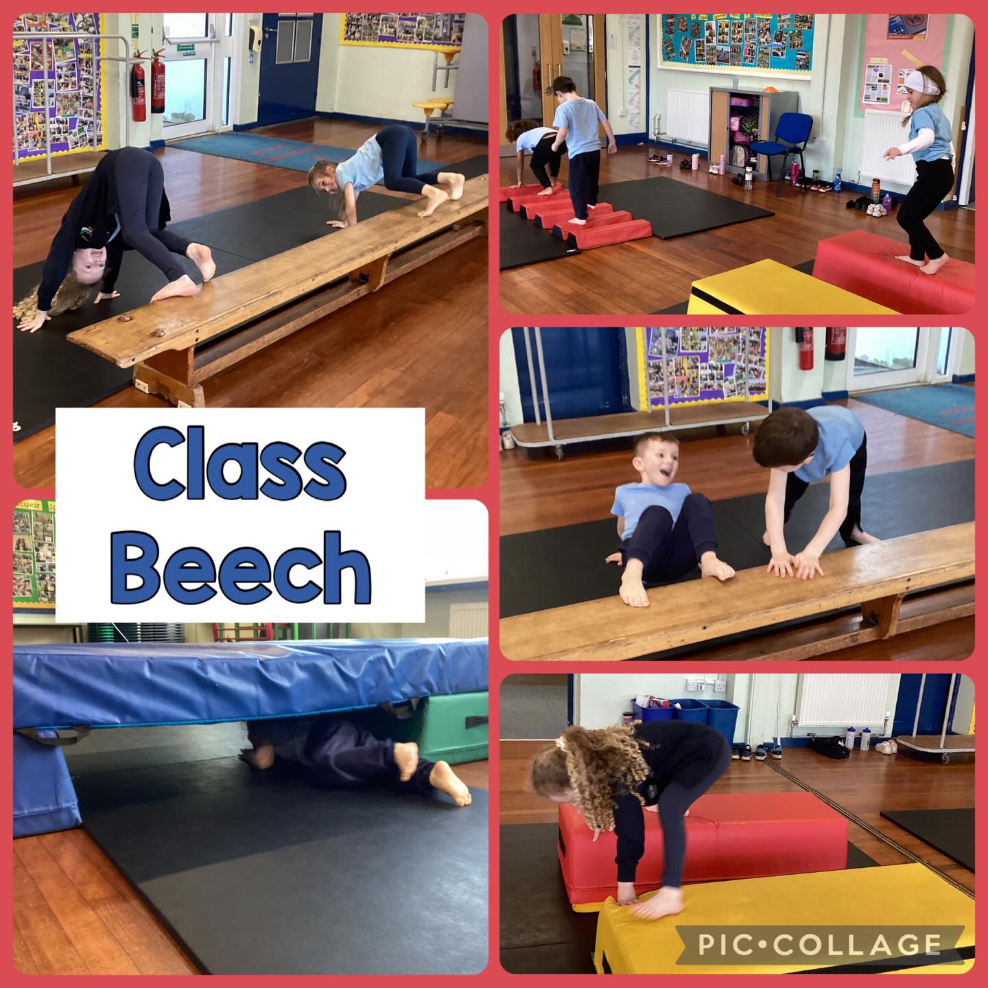 Yesterday was a great day for gymnastics in school!
Class Beech completed many challenges during their lesson, including this obstacle course which required them to use the apparatus in creative and interesting ways.
Class Rowan displayed fantastic teamwork and ingenuity, working together to create group balances.
Amazing effort Year 1 and Year 2! ⭐