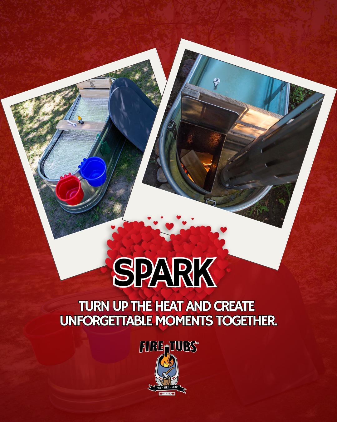 This Valentine’s Day, turn up the heat and create unforgettable moments together.
Treat your special someone to the SPARK, the original Fire Tub designed perfectly for two. Easy to set up, romantic by nature, and made for cozy nights under the open sky.
Just fill, fire, and soak. Love starts here.
Learn more at https://www.firetubs.ca/product-page/spark
#ValentinesDay #FireTubsSpark #CouplesRetreat #WarmMoments