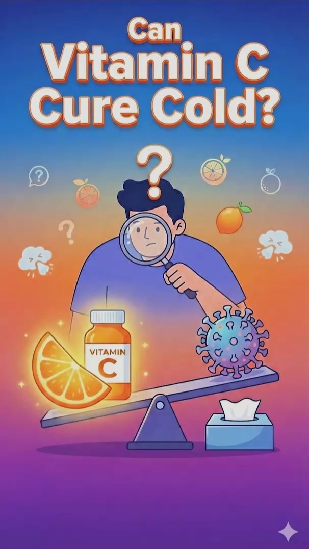 Is Vitamin C 🍋 really the "magic bullet" for your cold 💊?
In this Short, Dr. Prashanth R. Reddy from ENTHealth360 breaks down the science behind this popular health claim. While Vitamin C is a powerful antioxidant that can help you feel better and even help prevent a cold from starting, does it actually cure one once you're sick?
Watch to find out the truth behind the "feel-good factor" and why there may be no direct correlation between Vitamin C and a cold cure.
What you’ll learn:
The role of Vitamin C as an antioxidant.
Why the "citrusy feel" makes you feel better.
The difference between prevention and a cure.
Don't forget to Like, Share, and comment to ENTHealth360 for more expert health tips!
#VitaminC #CommonCold #ColdRemedies #HealthMyths #ENTHealth360 #DrPrashanthReddy #HealthTips #Antioxidants #Prevention
