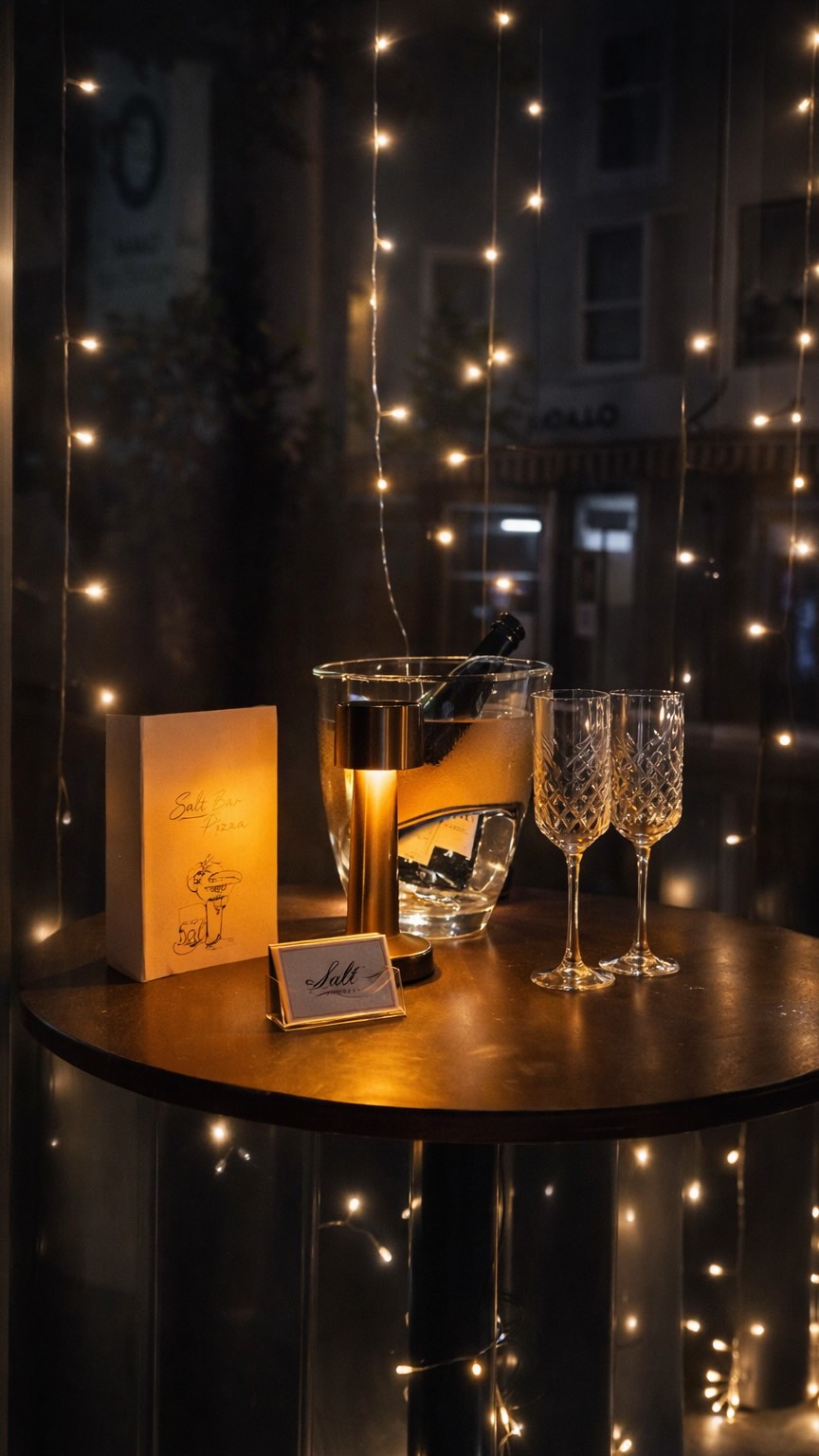 A romantic evening at SALT, wrapped in candlelight and quiet elegance#essexfoodies #romantic #maldon #essex #valentine