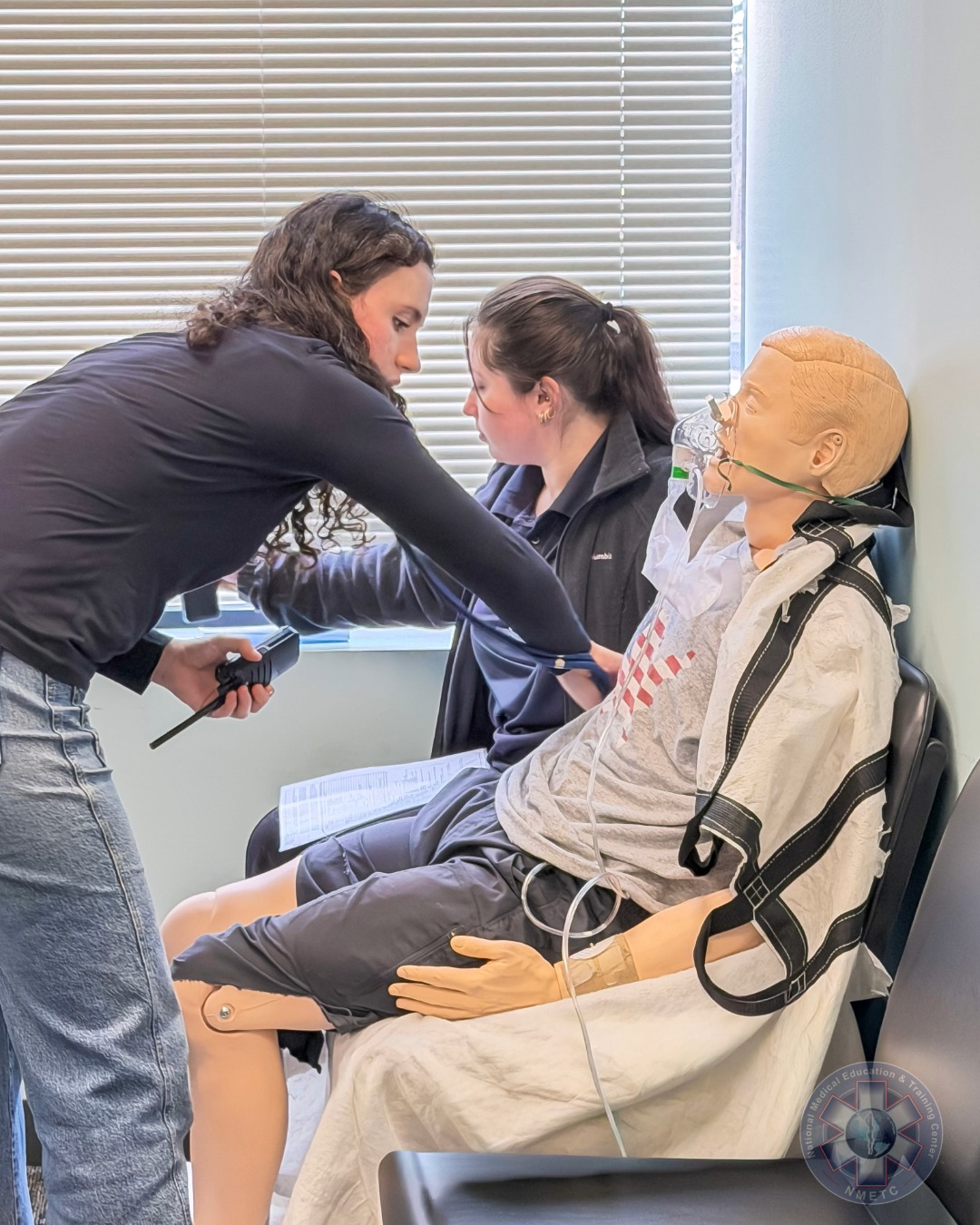 Our students are putting their skills to the test, managing a patient scenario with precision and teamwork. From mastering oxygen administration to clear radio communication, every repetition brings them one step closer to the field.
#NMETC #EMS #EMSEducation