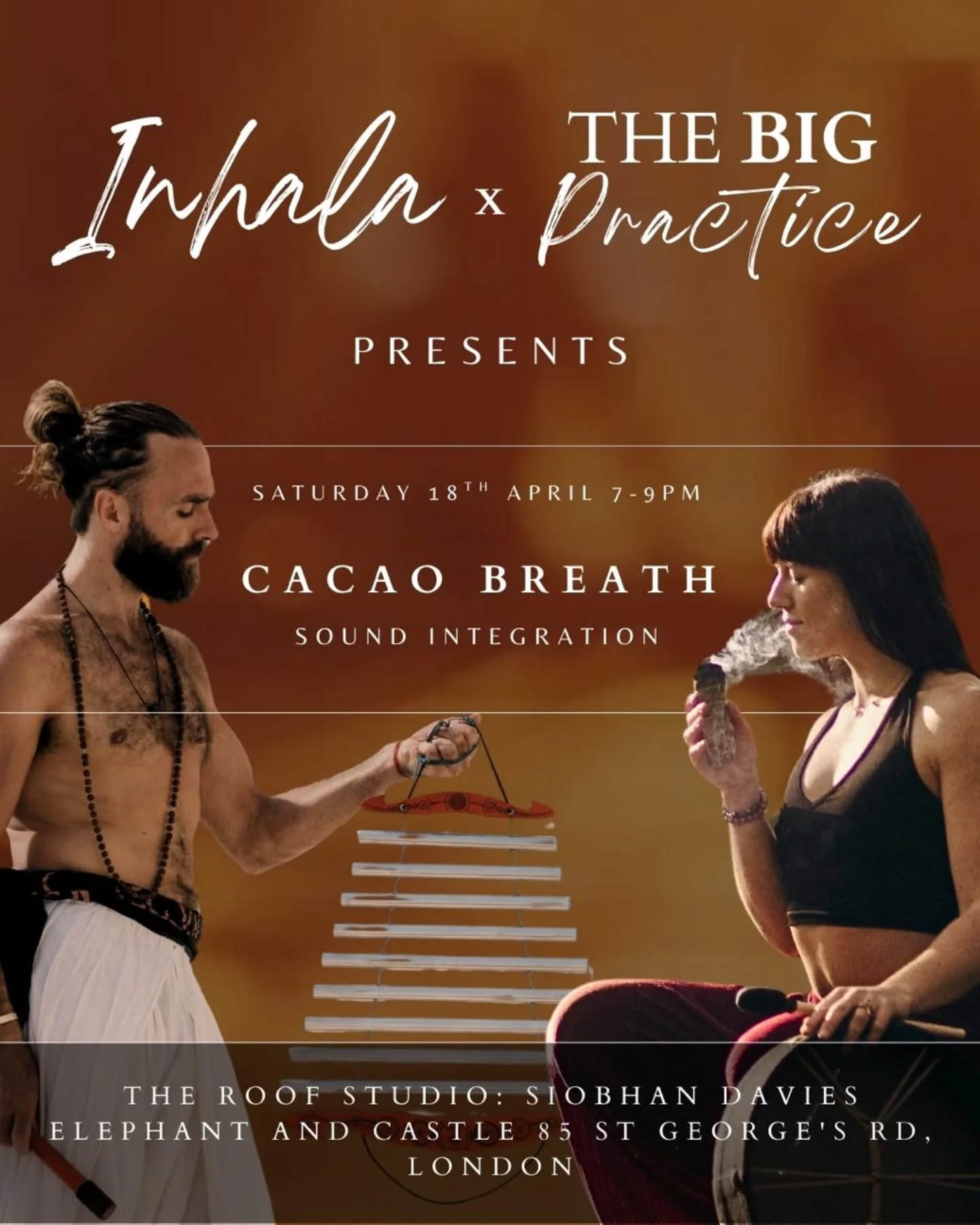 ❤️🔥 Special Event Announcement ❤️🔥
INHALA x THE BIG PRACTICE 🫁🔥
London.....Are you ready for an epic Saturday night experience?
The Big Practice is back and we're dropping in more powerfully than ever 🌀.
✨ 18th April 7-9pm
✨Limited Earlybird Spaces Available if you book now!
A Cacao, Conscious Connected Breathwork & Sound Journey, right in the heart of Central London.
We’re weaving practices, energies and medicine together for one deeply immersive evening of connection, release and transformation.
Join us, Leo Oppenheim and Jenny Haynes for a powerful community gathering combining @sachamama.medicina ceremonial cacao, conscious connected breathwork and sound — designed to ground your intentions, open the body, soften the mind and invite you into what lies beneath the surface of the conscious self.
This is an invitation to slow down, feel deeply, breathe fully and remember your own infinite power.
Head to the 🖇️ in our bio's for more information and to book your space!
✨ WHAT TO EXPECT ✨
We’ll begin by opening the space together — grounding, arriving and setting intention through guided meditation, visualisation and somatic work, allowing the body to feel safe, present and open.
From here, we’ll share Peruvian ceremonial cacao (sacred medicine from sachamamamedicina), supporting heart-opening, connection and coherence as we drop into community.
You’ll then be guided through a music-led Conscious Connected Breathwork journey — a powerful practice that can support emotional release, nervous system regulation, subconscious exploration and transformation.
To close, you’ll be held in rich, immersive sound featuring symphonic gong, crystal bowls, Tibetan bowls and live vocals, allowing space for integration, grounding and deep rest.
This is a big, juicy practice — and a beautiful chance to show up for yourself, together
See you on the mat family - head to our bio to book your space now. Limited earlybird tickets available 🎟️
Big love
Leo and Jenny xxxx
.
.
.
.
.
.
.
.
.
.
.
#breathwork #londonbreathwork #soundhealing #cacaocircle #consciousconnectedbreathwork
