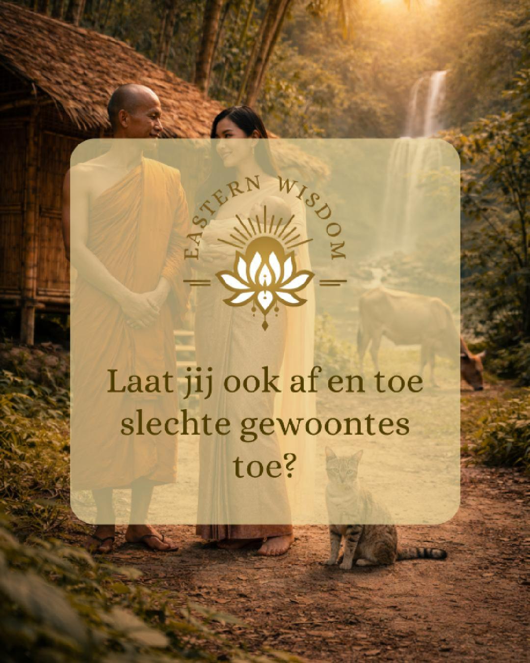 Laat jij ook af en toe slechte gewoontes toe?
Kleine toegevingen lijken onschuldig, maar vormen stilaan je leven 🌱✨. Wat je vandaag toelaat, wordt morgen een patroon 🌿. Bewustzijn over je keuzes is de eerste stap naar echte vrijheid 🙏.
#bewustleven #gewoontes #zelfinzicht #persoonlijkegroei #oostersewijsheid #innerlijkepad #mindfulness