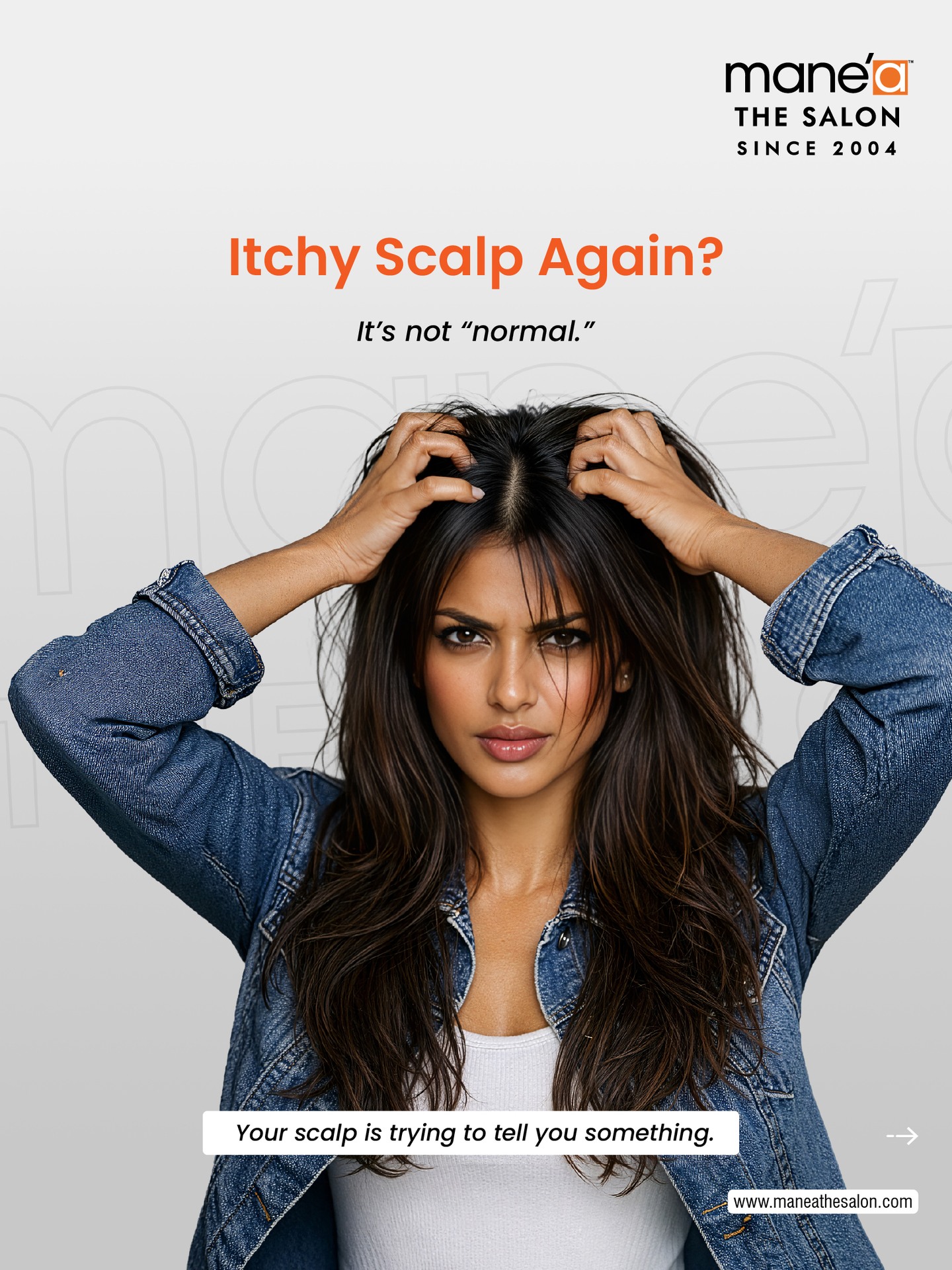 If you’re scratching more than styling, we need to talk.
An itchy scalp is not normal.
It’s buildup. Dryness. Product overload. Stress.
Your scalp deserves the same care as your skin.
Professional scalp therapy > random home remedies.
Book your scalp reset.
#ManeaExperience #ManeaTheSalon #ScalpCare #Haircare