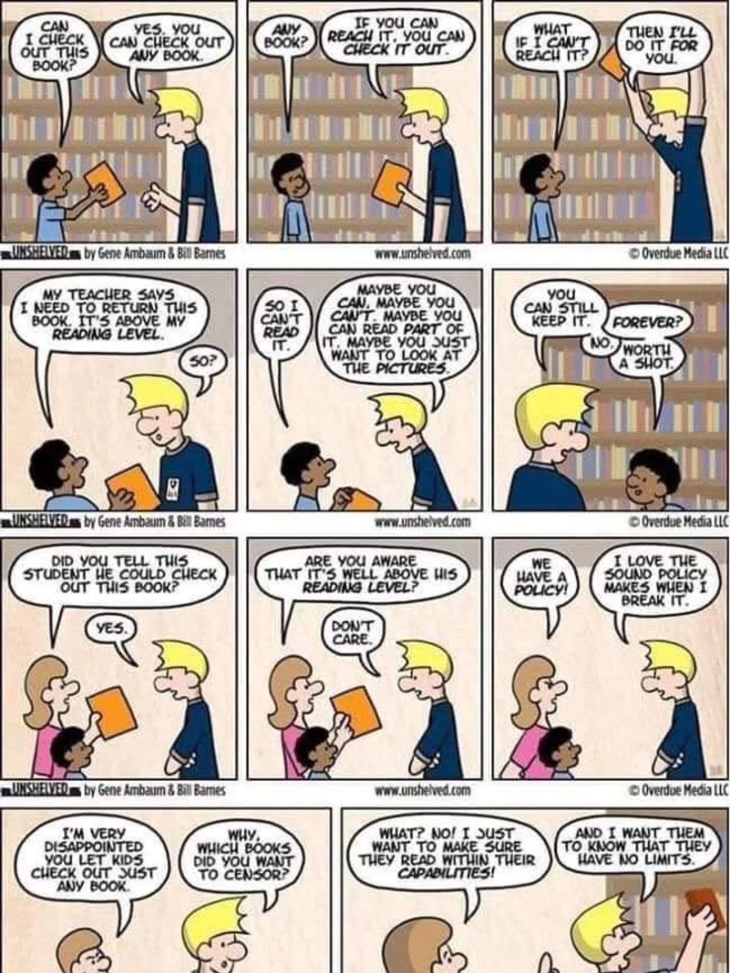 Everyone should have an opportunity to read whatever they want. Their choice not someone else's. #library #righttoread #allthebooks #nolimits #wildcardreviews