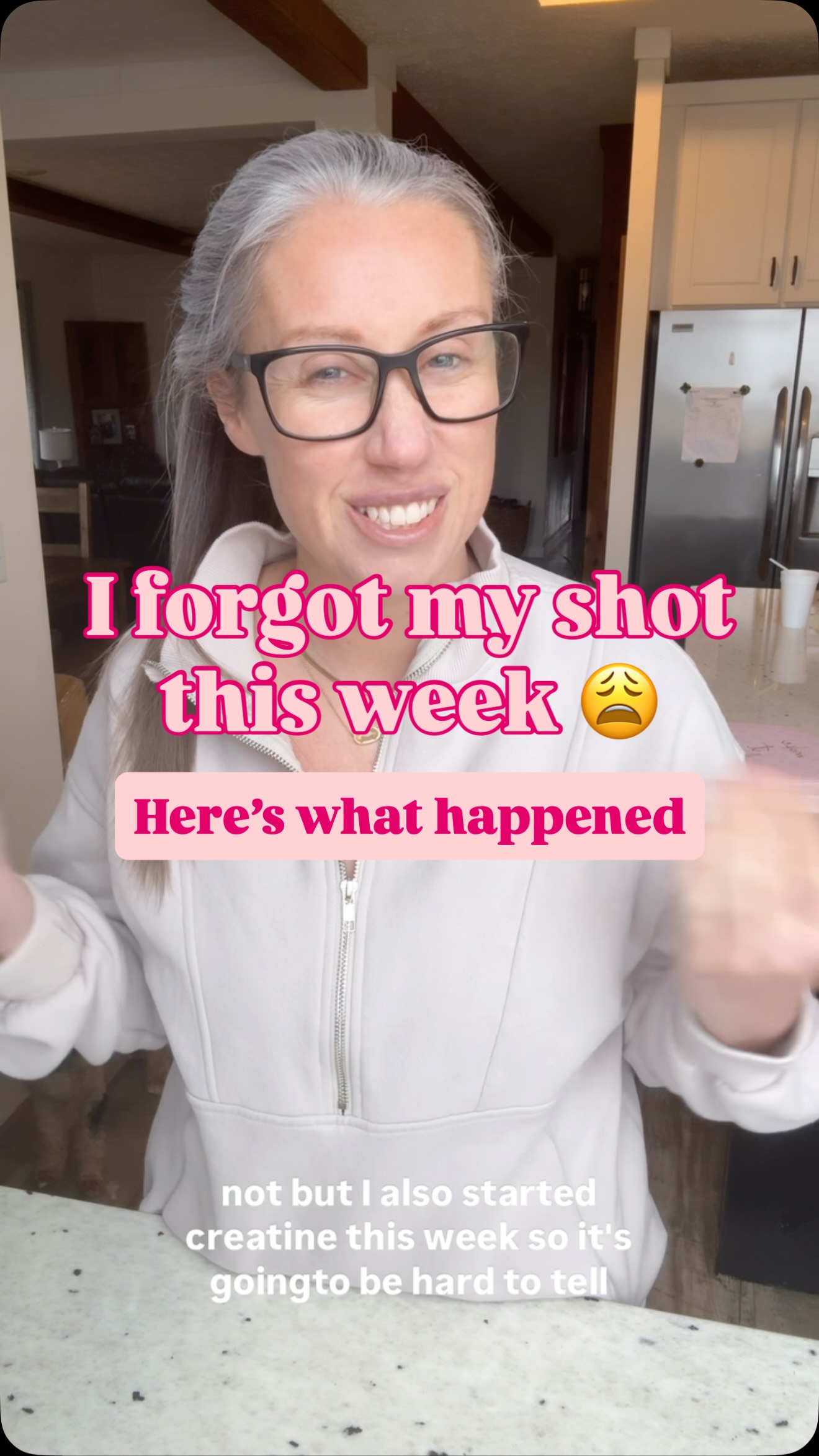 I forgot to take my injection this week and here is my take away from one week without having a GLP1 in my system. Tomorrow is shot day and I am so glad because waking up with hunger pains is the worst!
.
Have you had this happen? Did you notice anything in one missed week?