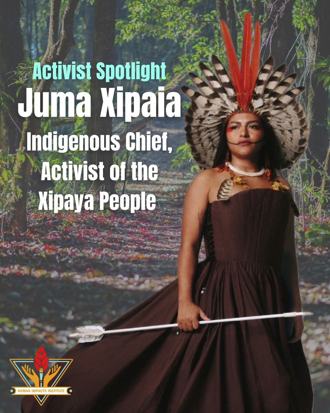 Our newest activist spotlight is Juma Xipaia! Juma Xipaia is an Indigenous chief and activist of the Xipaya people in the Brazilian Amazon. She is the first woman to serve as chief of the Middle Xingu region. She has been an activist since age 13, when she understood the implications of the Belo Monte hydroelectric dam. She has survived six assassination attempts because of her activism, yet she remains a powerful advocate for Indigenous sovereignty, environmental protection, and the preservation of ancestral knowledge. Check out her documentary "Yanuni" for more about her story.
#climateactivist #climatejustice #jumaxipaia
