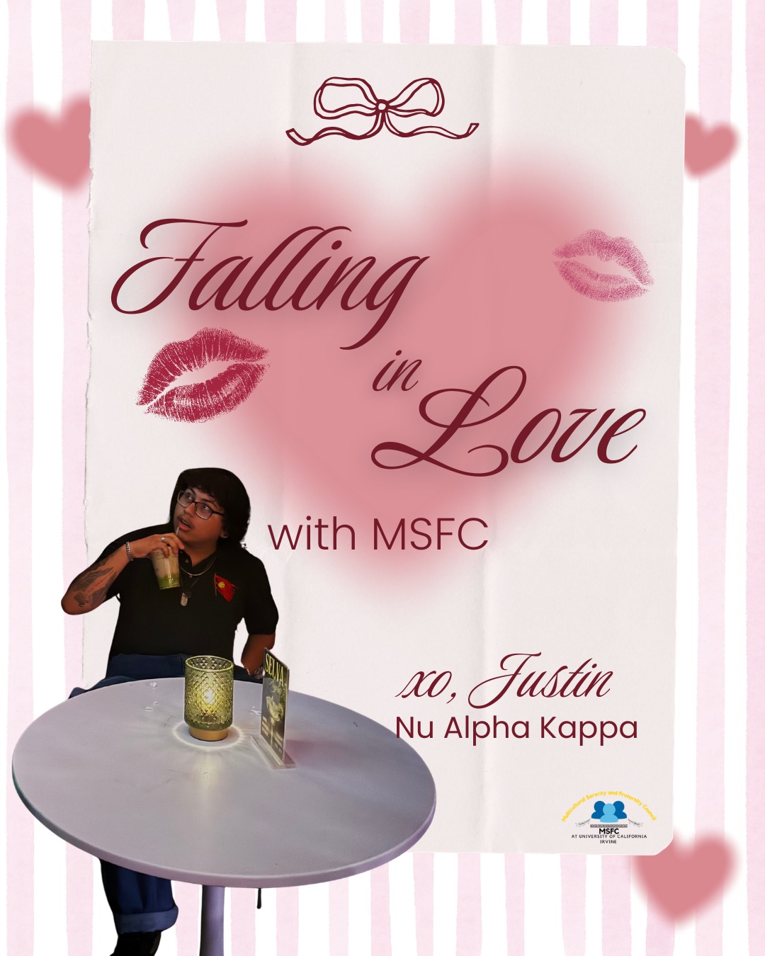 Falling in love with MSFC
⋆。💌°✩ ──────
#msfc #sorority #fraternity #irvinemsfc #sfl #irvinesfl #uci #ucisfl #ucimsfc #irvine #universityofcaliforniairvine
#valentinesday
