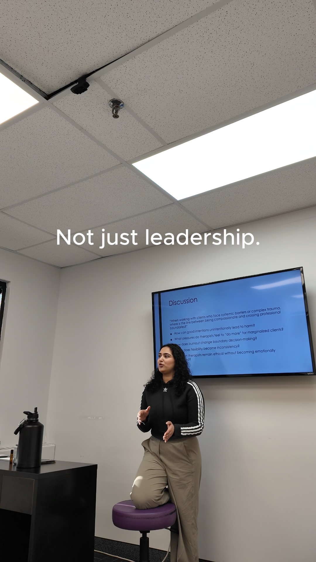 At The NAKH Collective, leadership is present in the classroom.
Aliana continues to teach core courses, ensuring students receive education that is both academically grounded and practically relevant.