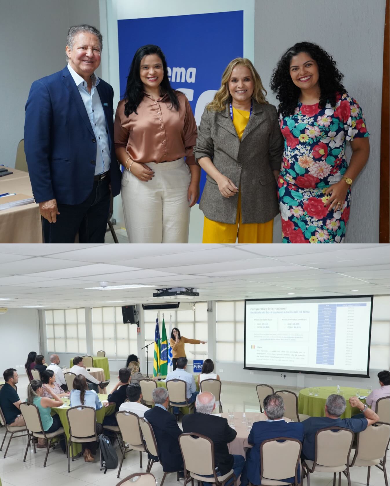 🏛️ O SINDIFARGO esteve presente no Diálogo Estratégico: Desafios do Direito do Trabalho, promovido pela FIEG e CNI, acompanhando debates relevantes para o futuro das relações trabalhistas e para a competitividade da indústria goiana.
🤝 Representando a entidade, participaram o presidente executivo Marçal Henrique Soares e a secretária executiva Luana Crispim, integrantes do conselho, acompanhando discussões sobre jornada de trabalho, negociação coletiva e temas regulatórios que impactam diretamente o setor produtivo.
📊 Seguimos firmes no diálogo técnico e institucional, contribuindo para um ambiente de negócios mais seguro, moderno e alinhado às necessidades da indústria.
#SINDIFARGO #IndústriaGoiana #RelaçõesDeTrabalho #DesenvolvimentoIndustrial #Indústria