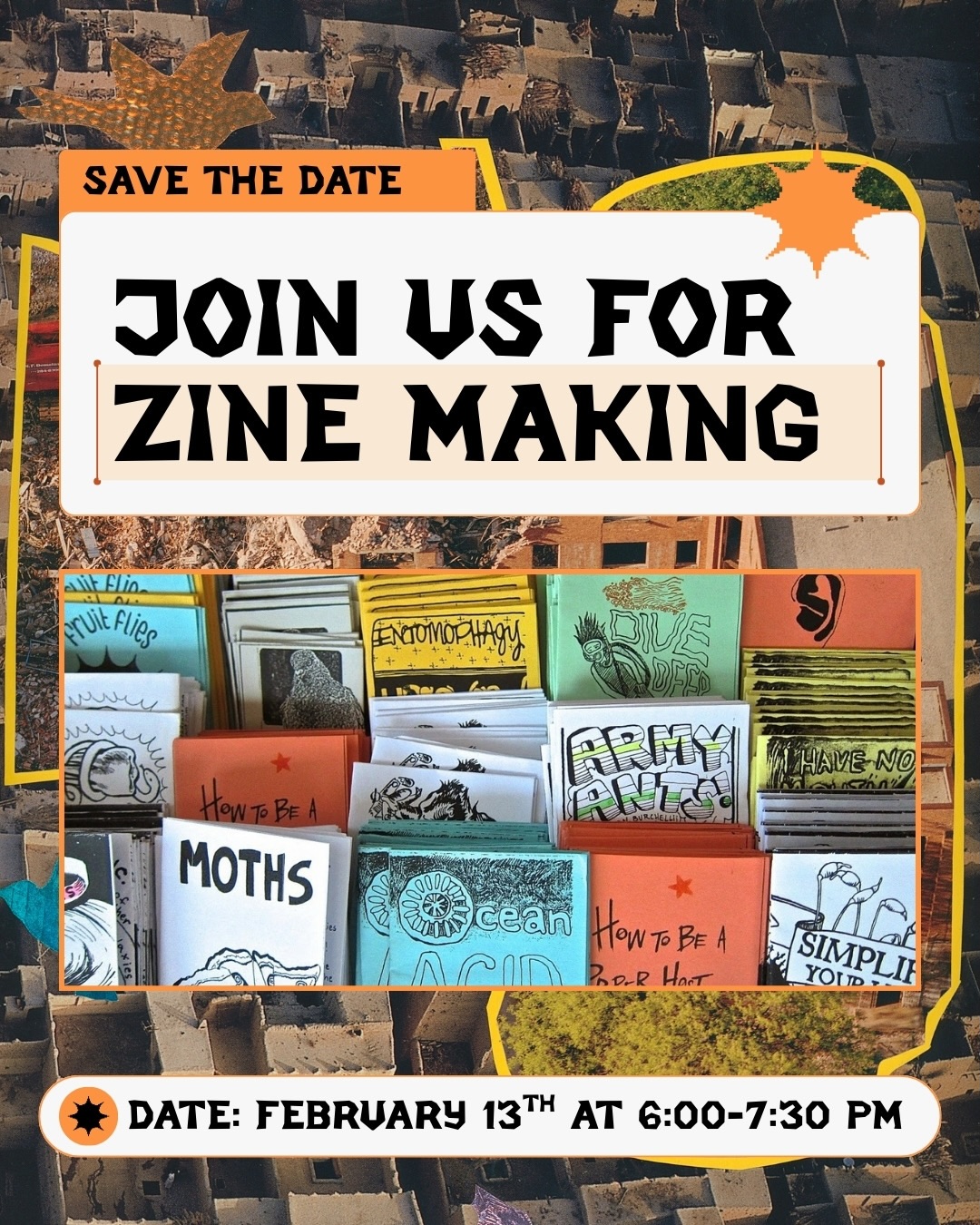 We are excited to see people on February 13th from 6:00 to 7:30 PM CT at Skunk Cabbage Books (2826 N Milwaukee Ave, Chicago, IL 60618) for a fundraiser and zine-making event. The No New Prisons Illinois is hosting this workshop and we are here to support!
During our time together, those who attend will be taught about zines created by currently and formerly incarcerated folks, learn how to make a zine out of a single sheet of paper, and create zines/collages with others.
At this event, we are asking people to pay via cash or virtually $1-5 (or more if you are able to) for the workshop. No one will be turned away due to a lack of funds. We will also have buttons, clothes that we have screen-printed on, patches, and artwork for sale.
The funds that we raise will be used to pay contributors for their stories to a zine that we are collectively working on to share people’s stories about their experiences with IDOC (Illinois Department of Corrections).
Please RSVP to this event if you can via tinyurl.com/Zine101213
The purpose of this RSVP form is to get a headcount for how many people will be at the event as we prep materials for the workshop.