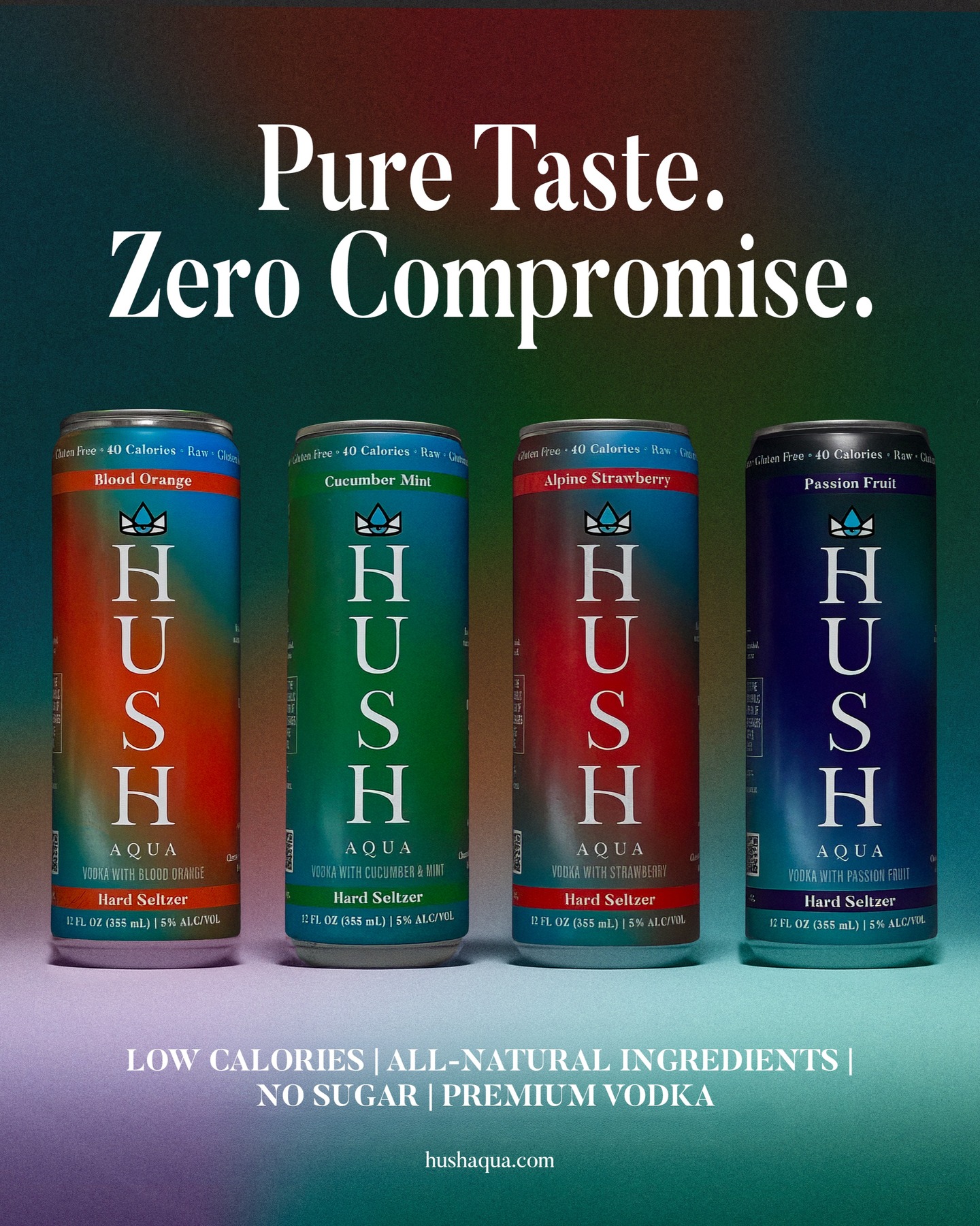The new standard has arrived.
• Low Calories
• All-Natural Ingredients
• No Sugar
• Premium Vodka
Clean drinking never looked (or tasted) this good.
