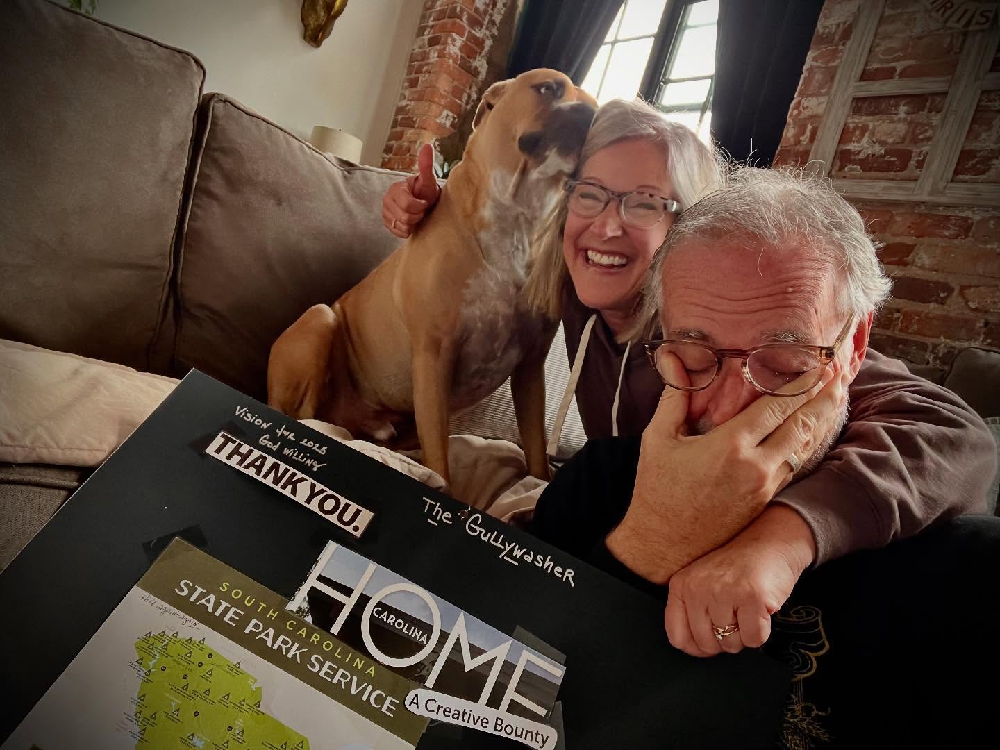 So we made a “vision board” for 2025…and by “we” I mean “Cheri”. Although I did add a truck to the board🤷🏻♂️ #facepalm #2025 #letsdoit