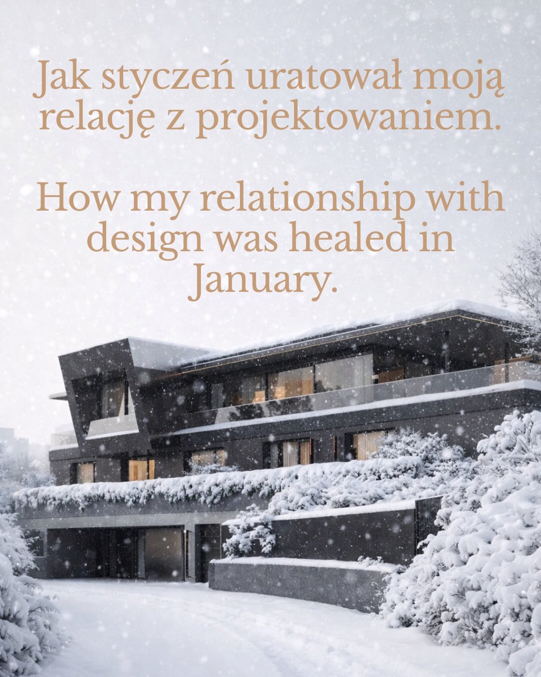 2026 ma być dla mnie rokiem doceniania samej siebie, więc wrzucam to co udało mi się osiągnąć w styczniu! 🖤
2026 year suppose to be the year of appreciation of myself, so posting the achievements from January 🖤
#design #architecture #archidesign #archilovers #designlovers