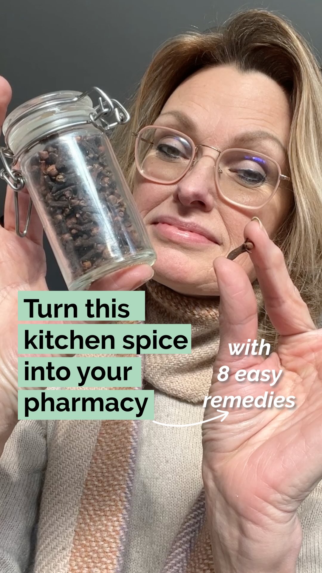 have been used for centuries as both medicine and flavor—and they deserve a spot in your daily routine.
From toothache relief to delicious deep-flavored dishes, this tiny spice is packed with serious power.
Here are some additional recipes:
* Headaches:
Mix a few drops of clove oil with coconut oil and massage onto your temples for natural pain relief.
* For respiratory relief:
Inhale steam from hot water infused with cloves to clear congestion and soothe your sinuses.
* For skin health:
Dab diluted clove oil on acne spots—its antibacterial properties help reduce breakdowns and inflammation.
* Boost immunity
Brew clove tea when you feel a cold coming. It’s packed with antioxidants that fight inflammation
* Pumpkin Pie Spice Mix:
Combine ground cloves with cinnamon, ginger, and nutmeg—use it in everything from lattes to pancakes.
What’s your favorite way to use cloves? Let’s meet in the comments!👇
💚 Follow @helloherbal.world for tips, recipes and DIYs to live life naturally
#cloves #naturalremedies #spices #healthylifestyle #cookingtips #homeremedies #kitchenhacks