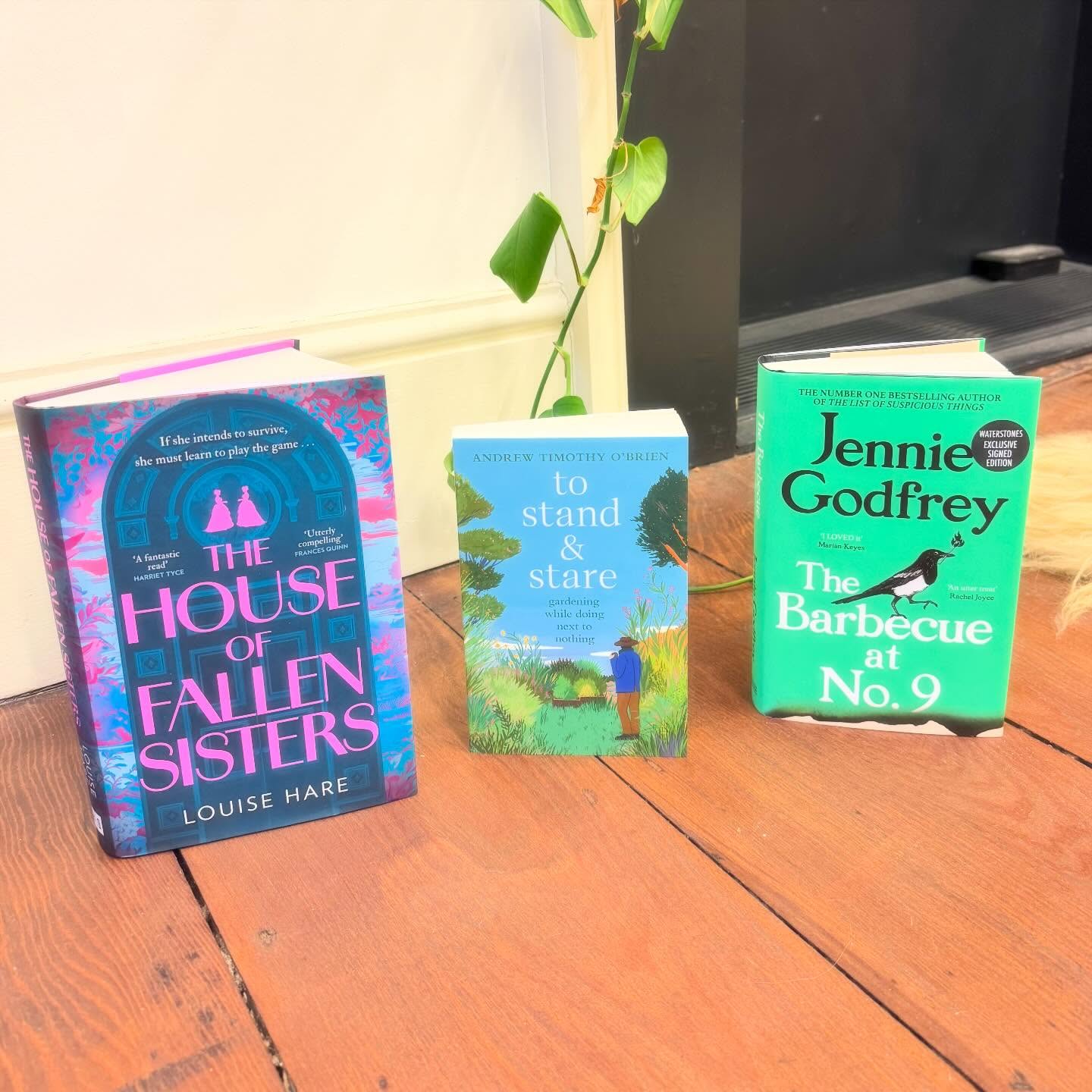 WHAT a bumper publication day! 🎉🎉🎉
The House of Fallen Sisters by @lourhare
The exquisite new novel from ST bestselling Louise Hare based in 18th century London paints a vivid picture of London’s underbelly and shows how, even in the darkest of times, there is always hope for a better future. @hqstories
To Stand and Stare: Gardening While Doing Next to Nothing by @andrewtimothyob
If the thought of all the jobs you probably should be doing in the garden fills you with dread, or you’re simply yearning for the weather that makes you want to get out there, the Weeds and Words podcast host shows how to make being in your garden a source of solace and joy.
@dklivinguk @dkbooks
The Barbecue at No. 9 by @jennie.godfrey
If you have missed the amazing bright green poster campaign… yes, it’s finally here! Number 1 bestselling author of The List of Suspicious Things is BACK, and we can’t wait for you to meet the residents and neighbours of number 9 Delmont Close.
@hutchheinemann
Available from your favourite bookshops now. Huge huge congratulations all! 🎉🎉🎉 📚 📚 📚
#bookstagram #2026books #readersofinstagram