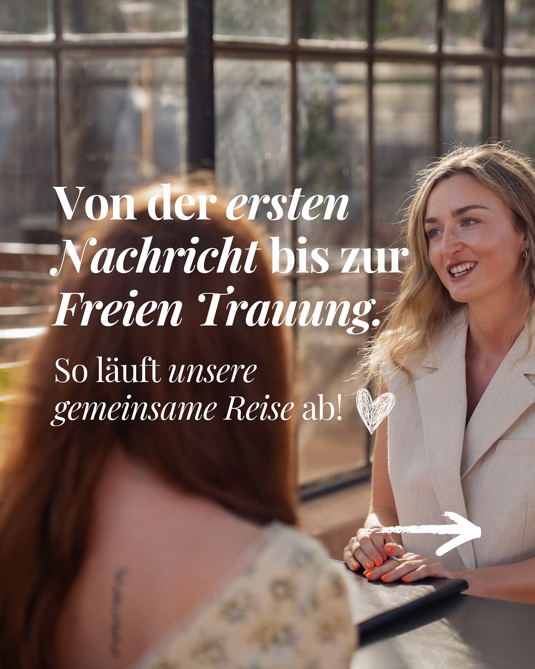 Eine Frage, die immer wieder gestellt & nicht oft genug beantwortet werden kann… 😉
Wie läuft eigentlich unser Prozess ab?
Von der ersten Nachricht bis zur Freien Trauung… let’s go 🎬😜
Titelbild: @nadine.tiemann.wedding 🤍
#traurednerin #freietrauung #wedding