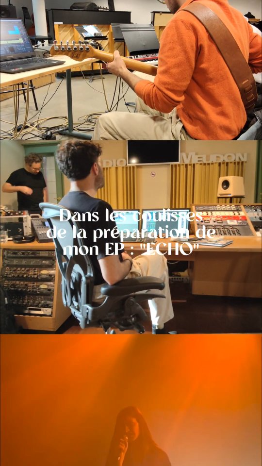Avant de sortir un EP il faut bosser !
Il faut écrire, composer, refaire, enregistrer, finaliser, faire les shootings photos, les vidéos, les supports presse, la stratégie, ... Puis bosser sur les sons d'après parce qu'on ne va quand même pas s'arrêter maintenant !
Tellement hâte de vous faire découvrir mon EP et ses 3 nouveaux titres 💃🏻
En attendant je vous partage quelques images des coulisses de sa création 🎨