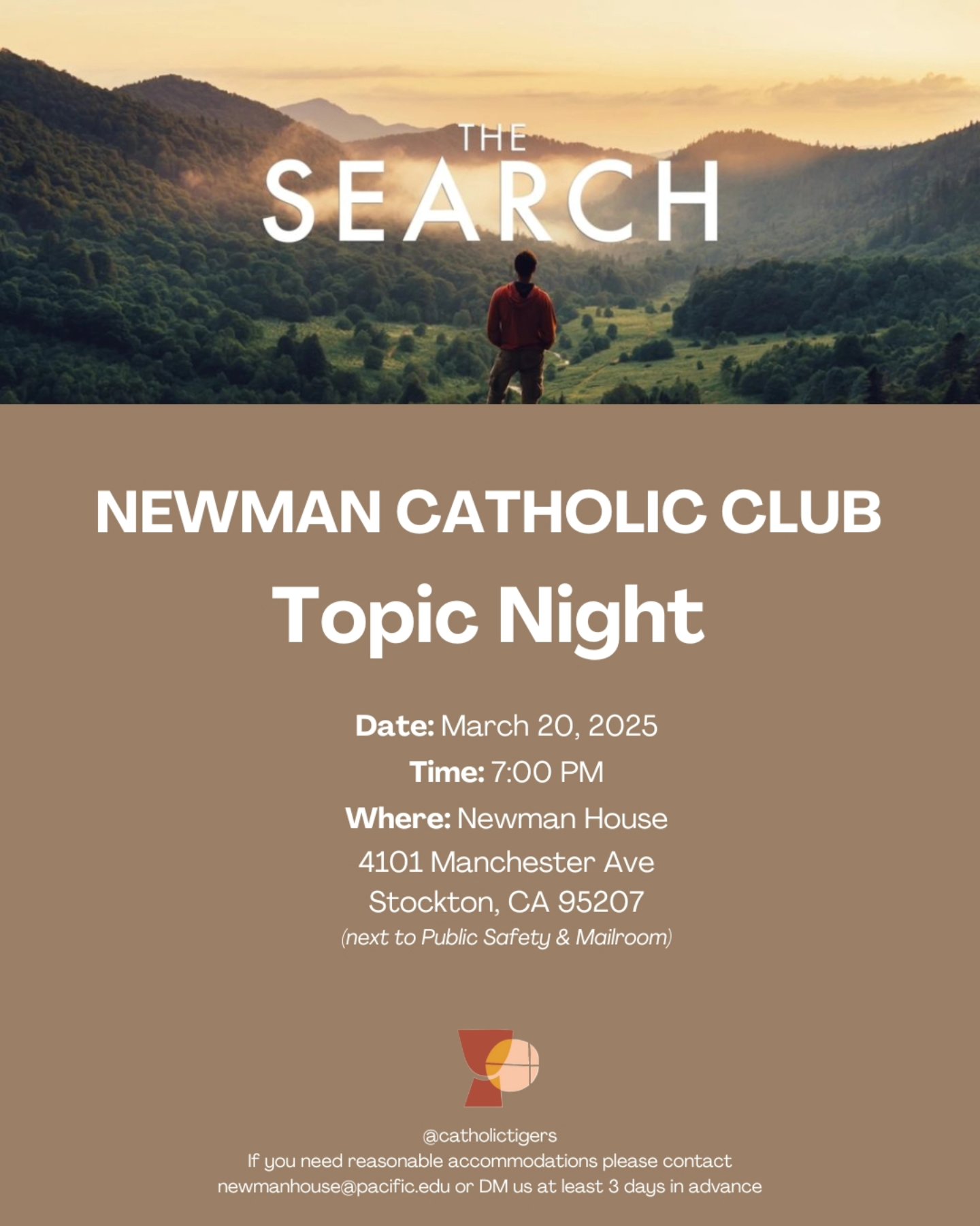 Come join us for food and discussion during our Topic Night on March 20th, the Thursday after Spring Break. By watching The Search, we will reflect on the question, "What do you seek?"