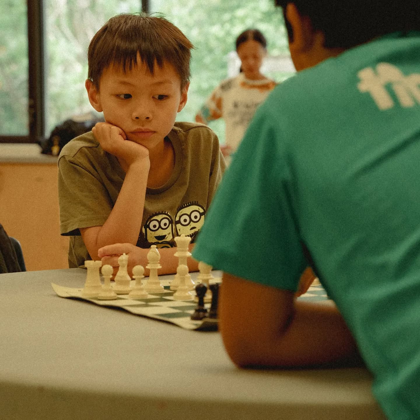 "When you see a good move, look for a better one!"- Emmanuel Lasker
(World Champion, 1894-1921)
...
Young Sheldon has joined our beginner class, and is very enthusiastic about playing. Even at a beginner level, this picture shows that he's focussed and competitive.
...
chessessentials #chess #chessclasses #chesstoronto #chessboard #chessplayer #chesscoach #chessgame #checkmate #chesscanada #thequeensgambit #chessGTA #chessiesofinstagram #chesscamp #onlineclasses #onlineclassesforkids#onlinelearning #chessmoves #chessmaster #chesspiece #chesslover #chesspuzzle #chesslife #chessclub #chesstournament #chesstactics #chessproblems #chessrush #inpersonlearning
