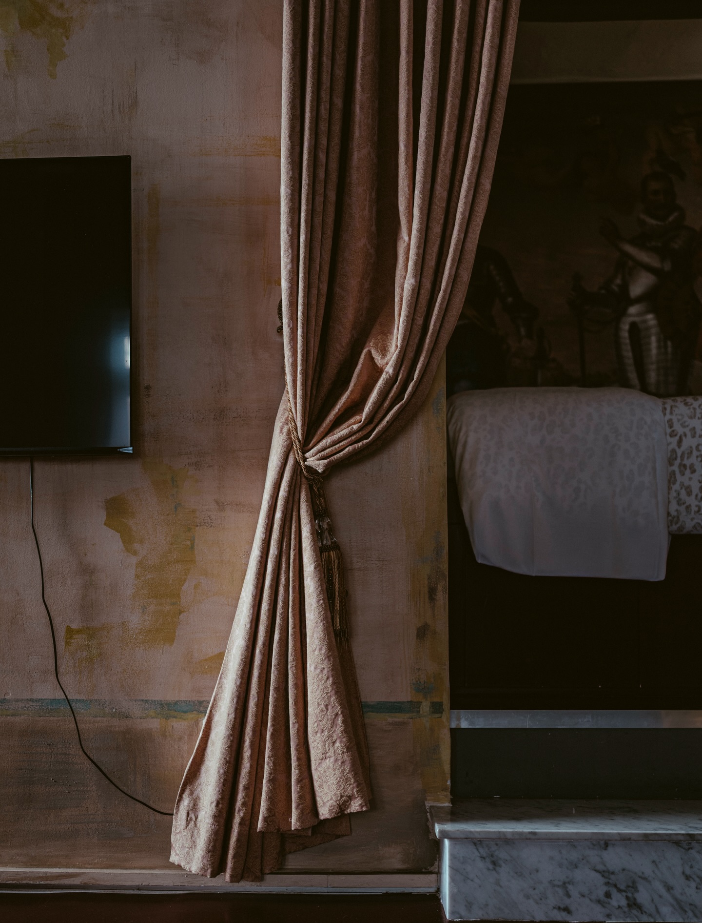 Everything drapes beautifully - where bold colours lean into soft ones, and fabric becomes the language of light.