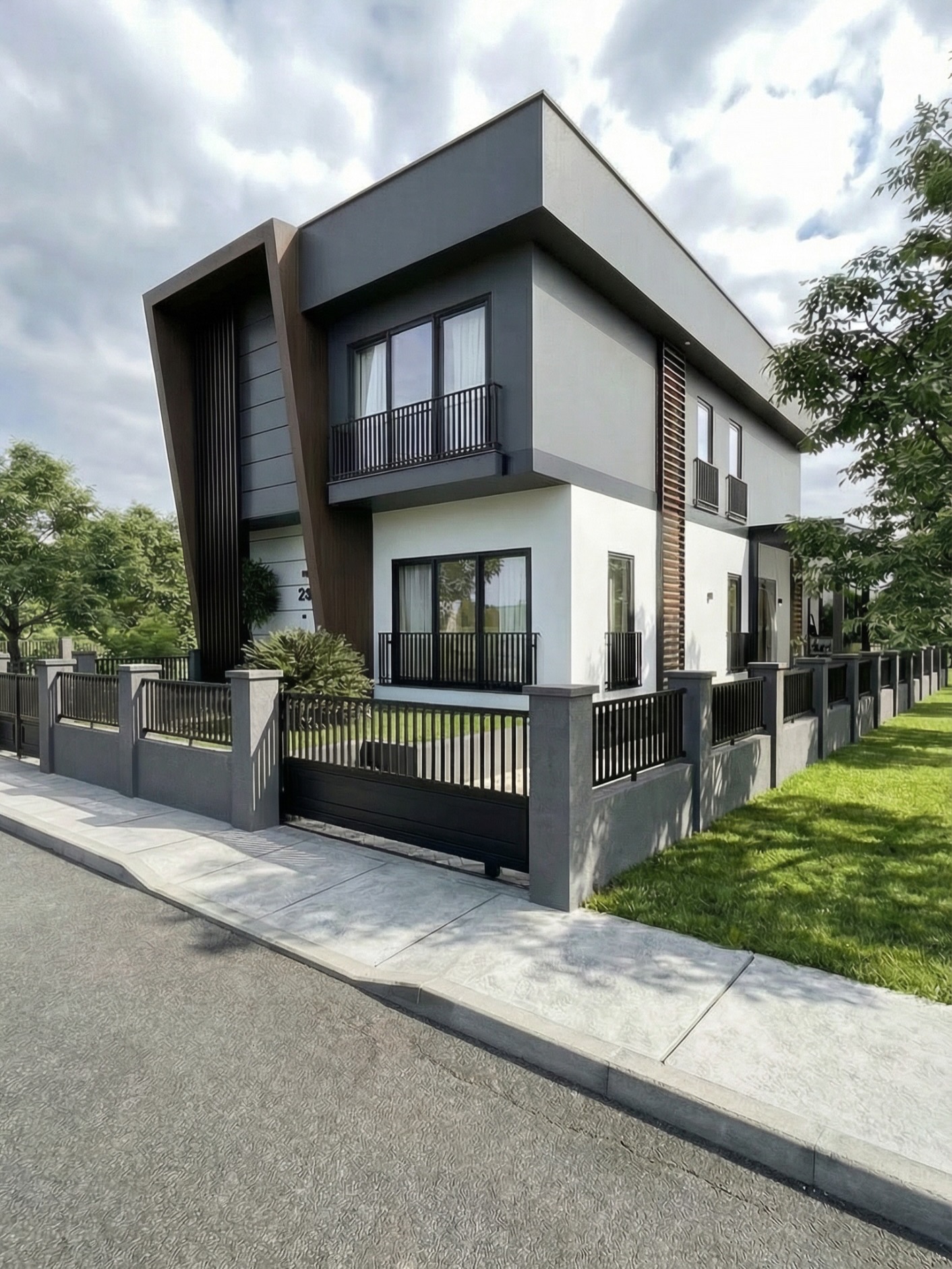 A. A. | Villa Projesi
Doğal ahşap ve antrasit tonlarla tasarladığımız proje, çağdaş ve dengeli bir mimari kimlik sunar.
#Mimari #VillaTasarımı #ModernMimari #Architecture #onhamimarlık