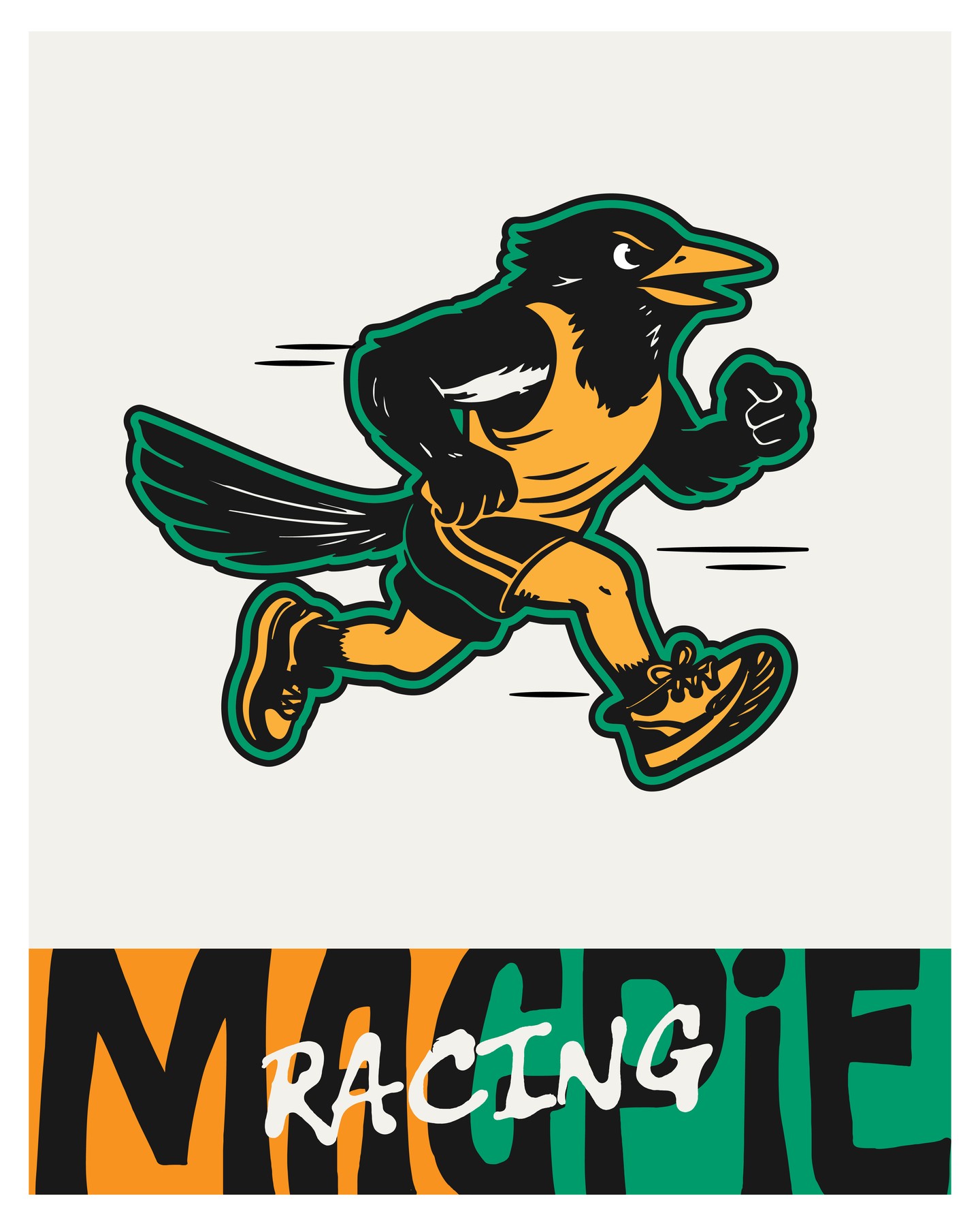 Not all rejected designs need to go to waste! This mascot design was runners up for a recent project, but before it got banged away in the archives... I thought I'd give him some hype!