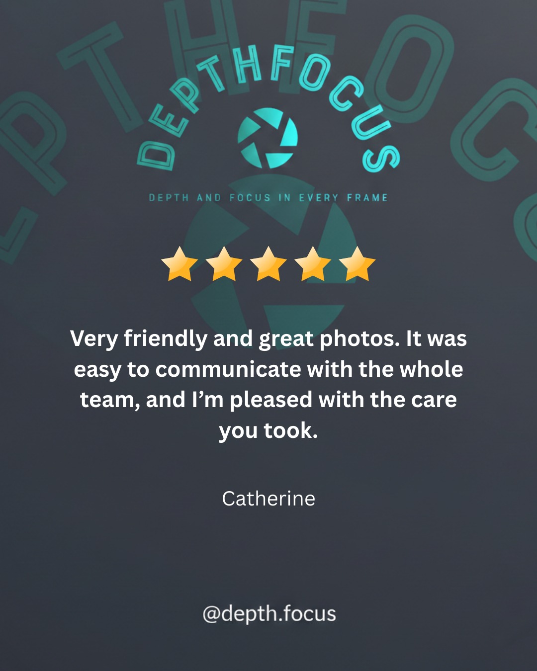 Care, clarity, and photos that speak for themselves ⭐⭐⭐⭐⭐
From the first message to the final frame, every detail is handled with intention.
Big thanks to Catherine for the kind words.
If you want photos or visuals that feel considered, effortless, and properly you
📩 DM us to book or chat about your next shoot.