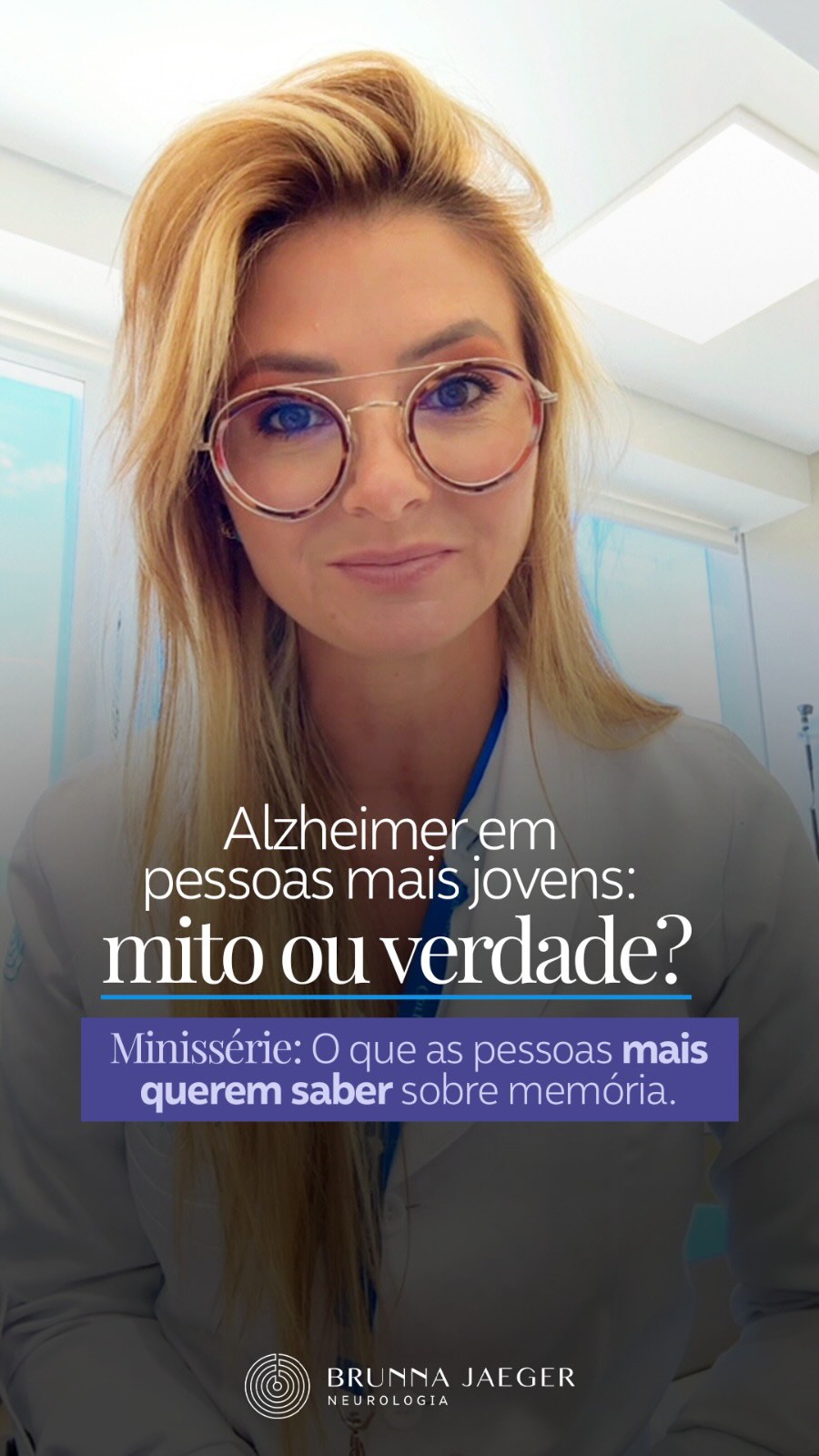 O Alzheimer pode, sim, ocorrer em pessoas jovens, mas é raro.
Quando os sintomas começam antes dos 65 anos, chamamos de Alzheimer de início precoce, responsável por cerca de 5 a 10% dos casos.
Na maioria das vezes, a queixa de memória em adultos jovens não é demência.
Ela costuma estar ligada a estresse, privação de sono, ansiedade, sobrecarga mental e a um contexto de vida com exigências cada vez maiores de performance cognitiva.
Avaliar memória, na prática, não é buscar um diagnóstico isolado.
É compreender a pessoa, seu contexto de vida e as demandas cognitivas que esse cérebro enfrenta hoje.
📌 Salva esse post se esse tema faz sentido pra você