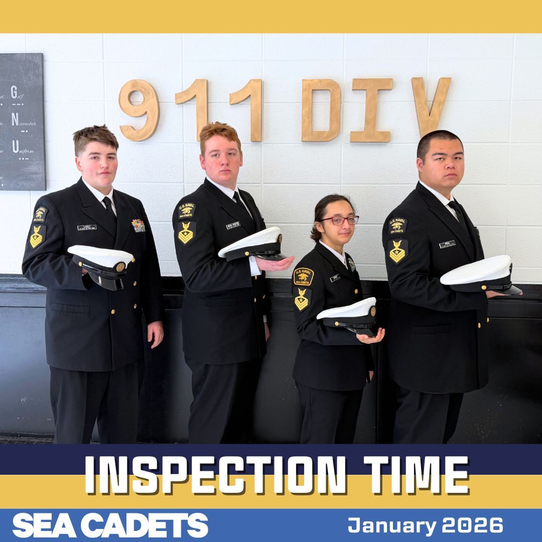 ⚓👀 **Annual Inspection Time — Nine-One-One Division!** 👀⚓
It’s **annual inspection time** for the cadets of the **Nine-One-One Division**! 🌟 Cadets stepped up with professionalism, attention to detail, and pride as they were inspected by **Jim Hawkins of the Lake County Navy League**.
Inspections like these highlight discipline, readiness, and the hard work cadets put in all year. Bravo Zulu, cadets—well done! 💪⚓
#SeaCadets #911Division #AnnualInspection #CadetLife #Discipline #ProudCadets #BravoZulu