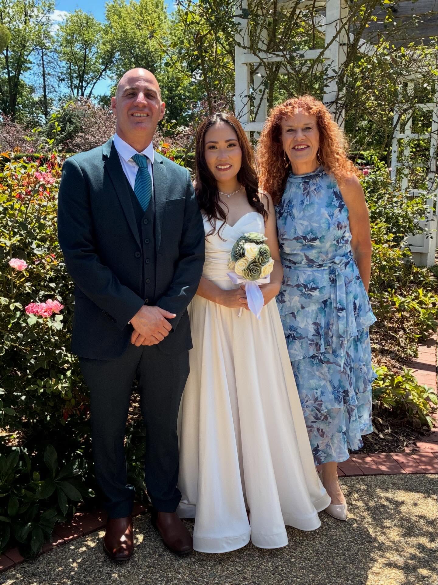 How easy can your wedding day be?
Sooooo easy!
C&A didn’t want a fuss, they just wanted to be married with a handful of their closest family by their sides
And that’s what we did!
The Rose Gardens at Old Parliament House provided a gorgeous backdrop for their legals only ceremony, a few photos and then off to celebrate
If you want a stress free, no fuss wedding … it is possible!
Looking forward to seeing moments captured by @michael_taylor_photography
#tayloredcelebrations #canberraweddings #canberraweddingcelebrant #canberramarriagecelebrant #canberracelebrant