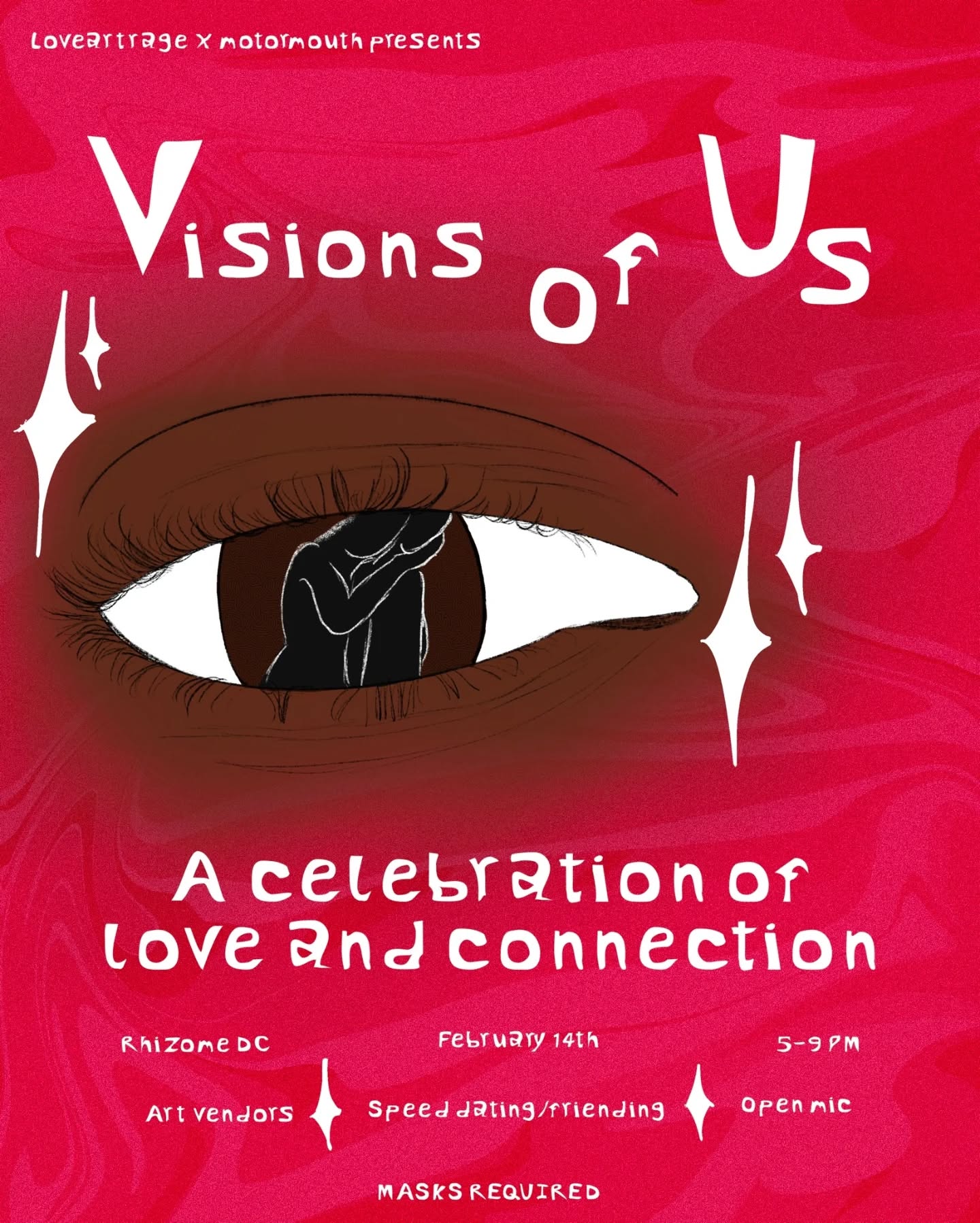 Hey DC! Would you be my valentine?
Come check us out THIS VALENTINE'S and make sure to get your ticket - sliding scale (shown below)
Also! We are officially set up in @wearestrob . The place I got my "official" start as an intern - though the history of rootwork is a legacy for me. Come check out the wonderful folks and our lil corner of it all year long in Crofton,MD!!!
Tickets: https://www.rhizomedc.org/new-events/2026/2/14/visions-of-us