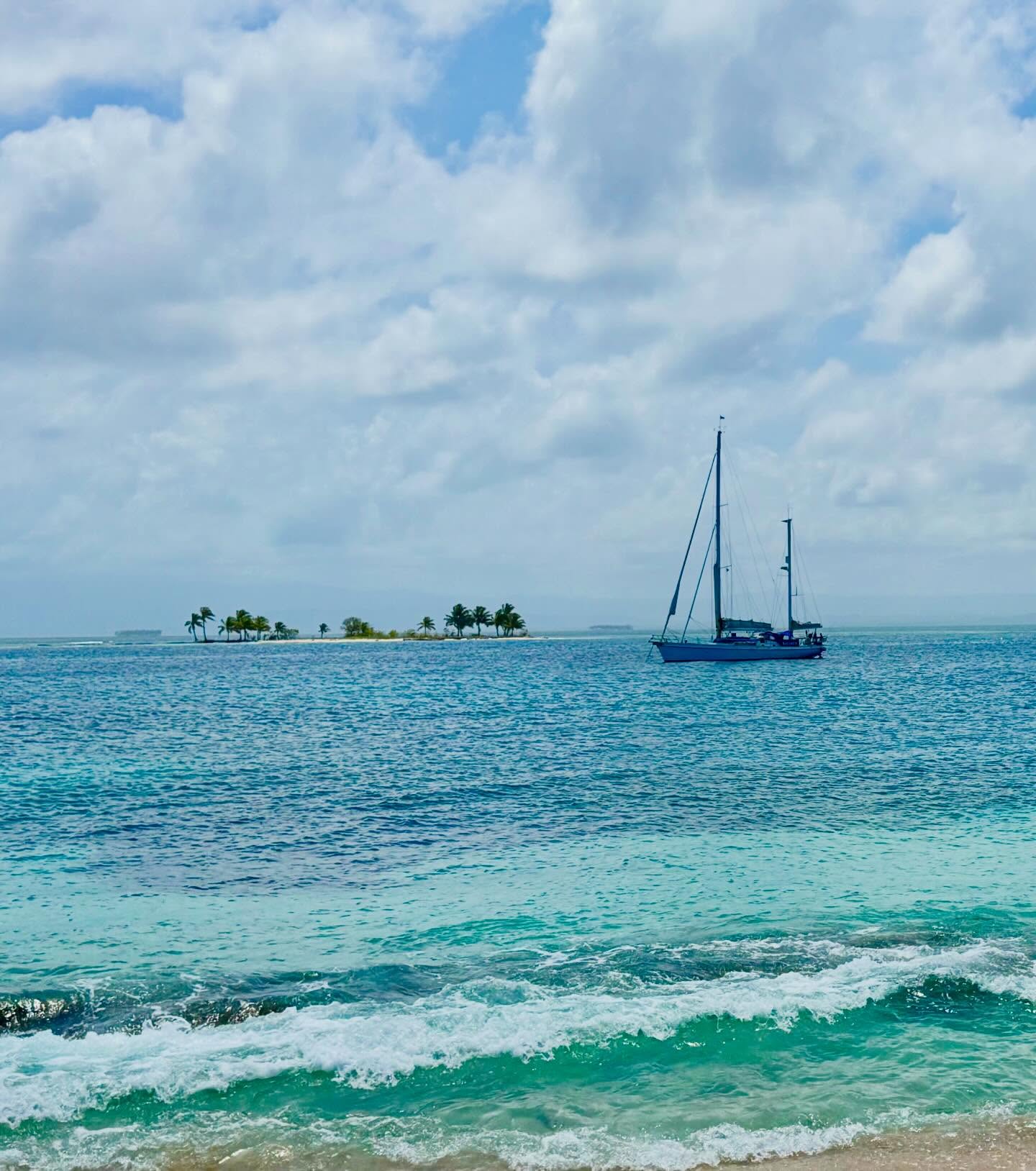 Saecwen has arrived in the beautiful San Blas Islands, Panama 🇵🇦
