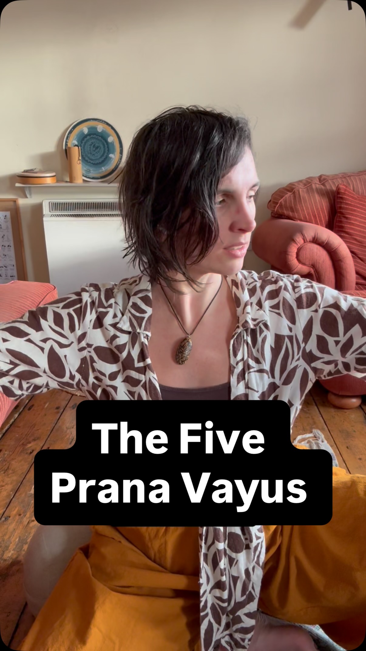 ~ On Prana Vayus in Yoga ~
This is about our body as a field of prana which receives, assimilates, transforms, eliminates, expresses, and integrates.
5 prana Vayus are movements or functions of prana/life force that regulate physical, mental, emotional and energetic processes in the body.
Apana Vayu - Downward and outward, region of the pelvis.
Samana Vayu - Balancing Air, circulating, inward energy that assimilates, transforms and digests. Region of the navel.
Prana Vayu - Inward and upward energy, energising, vitality, space to receive, region of the chest
Udana Vayu - upward and outward energy, ascending, the moving force, expression of ourselves in the external world, region of the throat + head and secondary location - arms
Vyana Vayu - all pervading air - integration, circulation, it’s in the we body bringing all the other vayus together.
X
Anna
PS. Sadhana - Practice - 5 mornings of Embodied Hatha Yoga starts 23Feb 6.45-8am Irish Time (more info in bio)
#Pranavayus #pranamayakosha #yoga