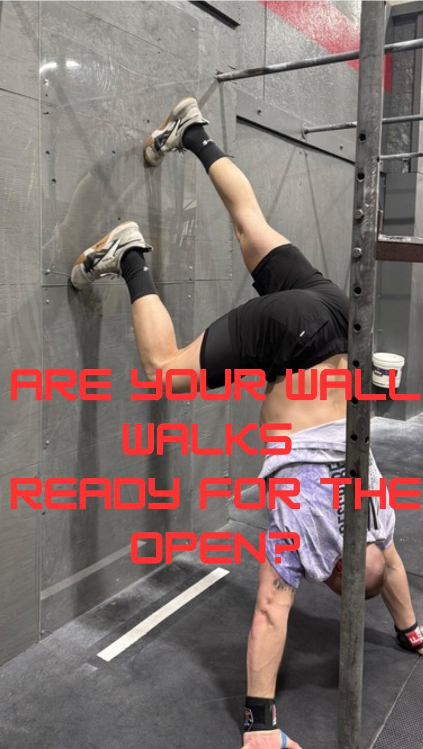 @crossfitgames Open is coming soon! Still time to make some beneficial tweaks.
Here is how we trained them with those quick open transitions today:
AMRAP 6:
2 Wall Walks
40’ DB Front Rack Walking Lunge (2x35/50#)
AMRAP 6:
20’ Handstand Walk
8/10 Calorie Row
AMRAP 6:
2 Wall Walks
20 Crossover Single Unders
Rest 2:00 Between AMRAPs
#crossfitopen #crossfit #functionalfitness #skills